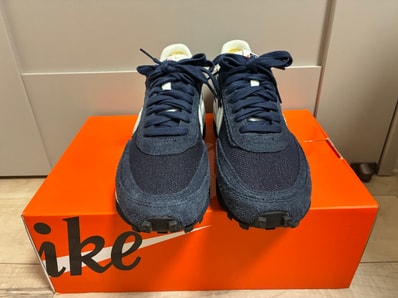 Fragment × sacai × Nike LD Waffle "Blackended Blue"