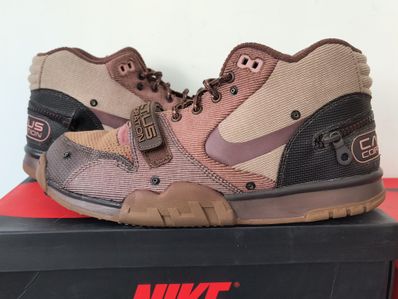 Travis Scott x Nike Air Trainer 1 SP "Archaeo Brown and Rust Pink"
