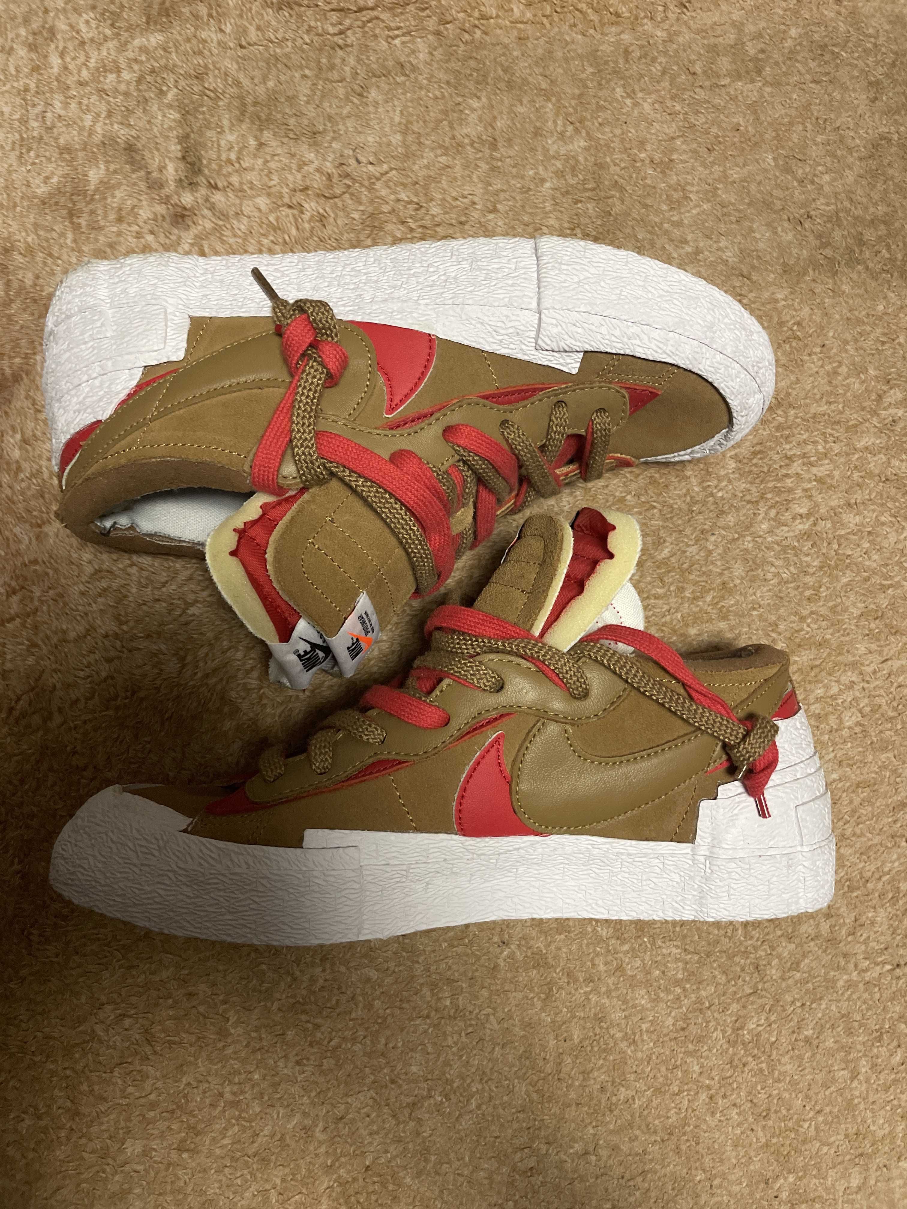 SACAI × NIKE BLAZER LOW "BRITISH TAN"