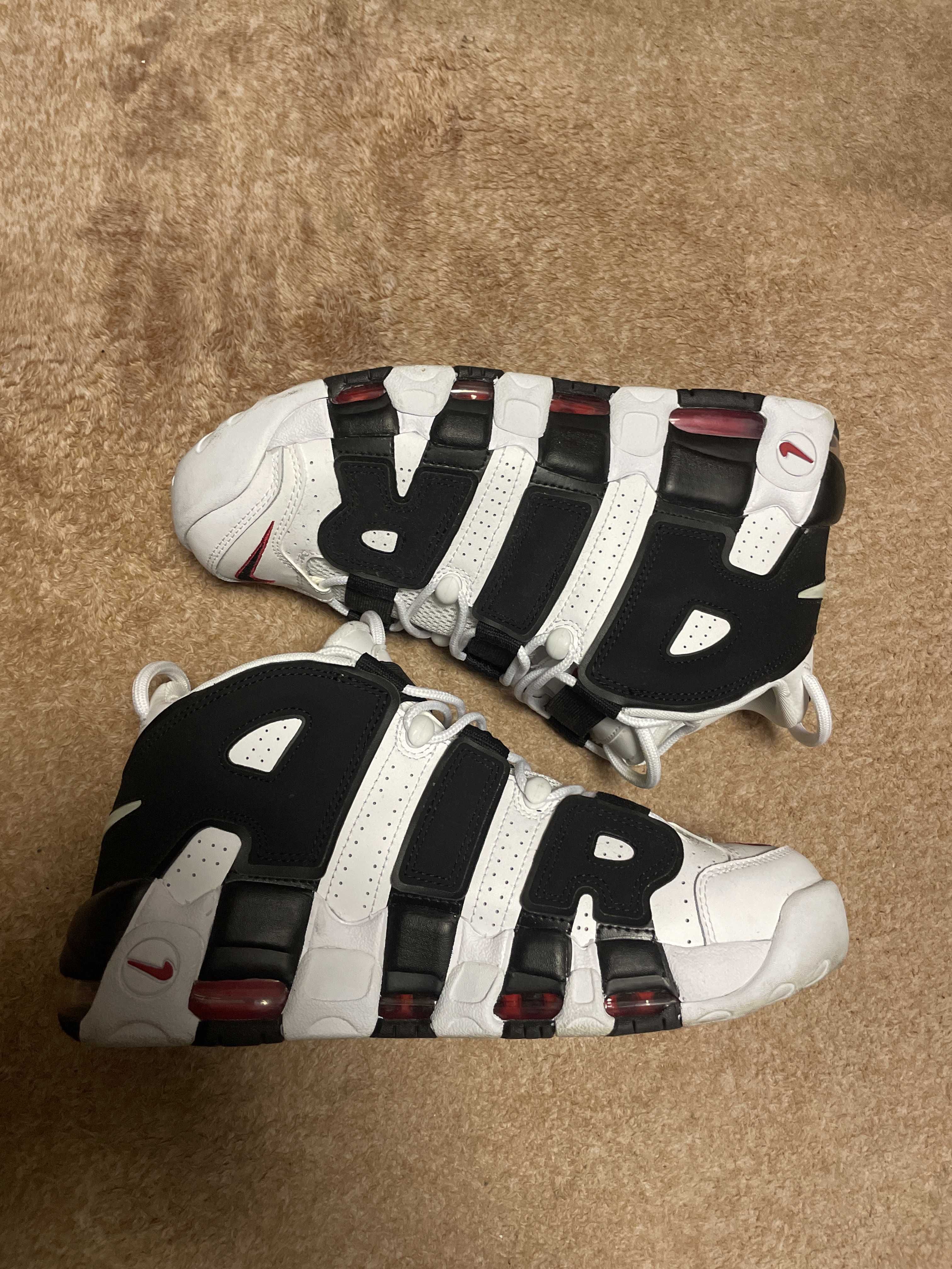 Nike Air More up Tempo "White/Black/University Red"(~2018)