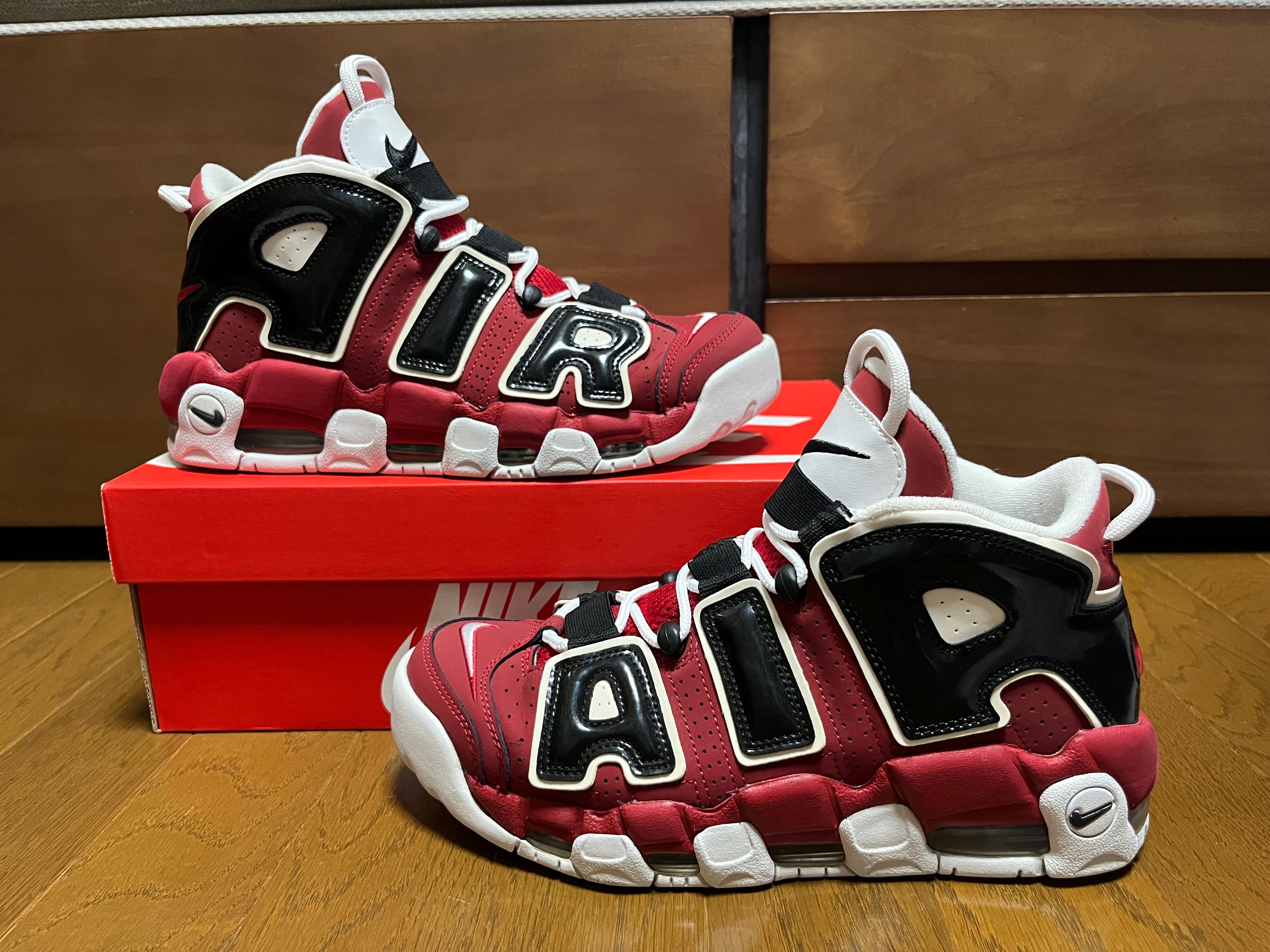 Nike Air More Uptempo ’96 "Black and Varsity Red" (2021)