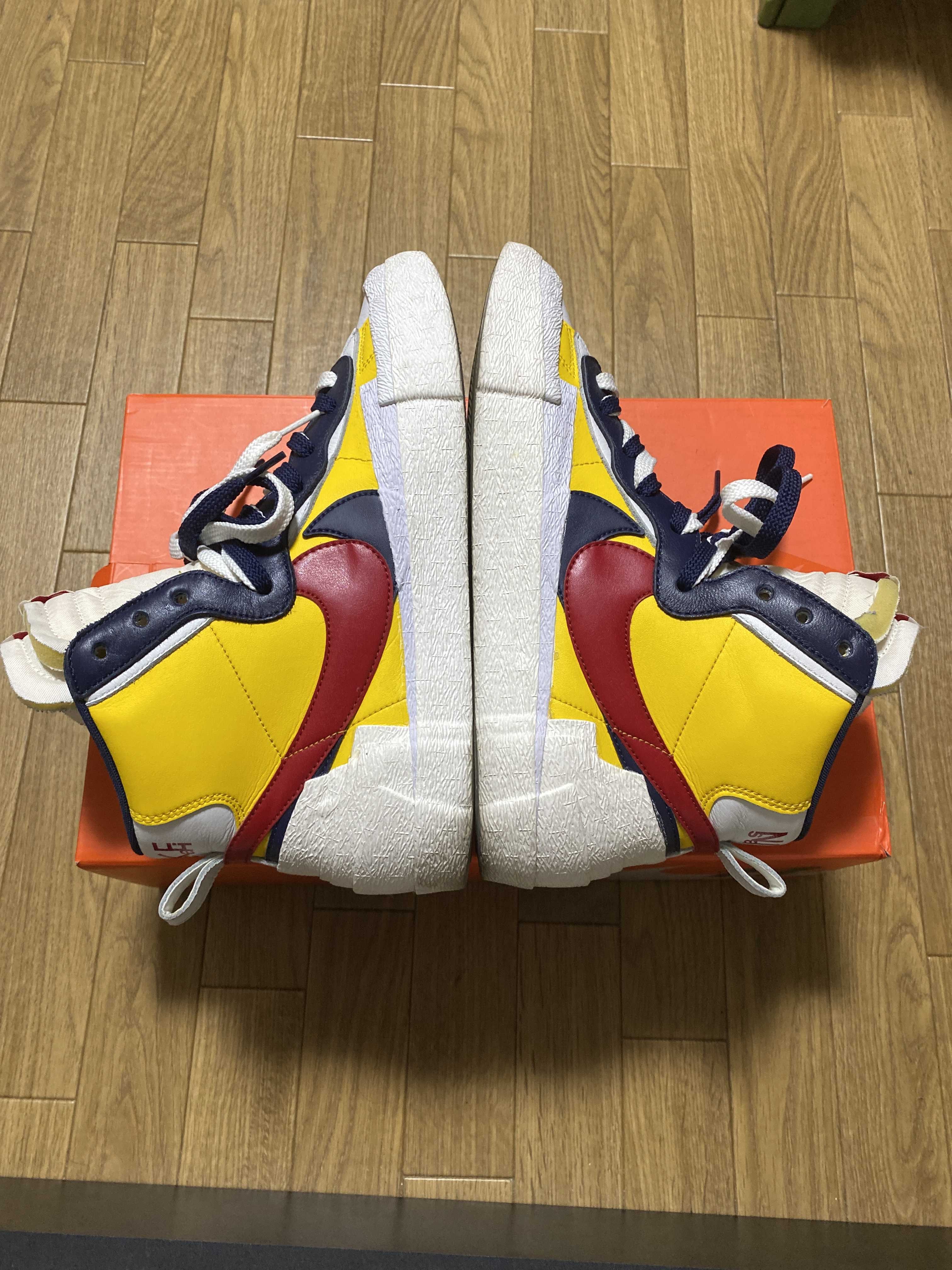 sacai × Nike Blazer Mid "Varsity Maize/Varsity Red"
