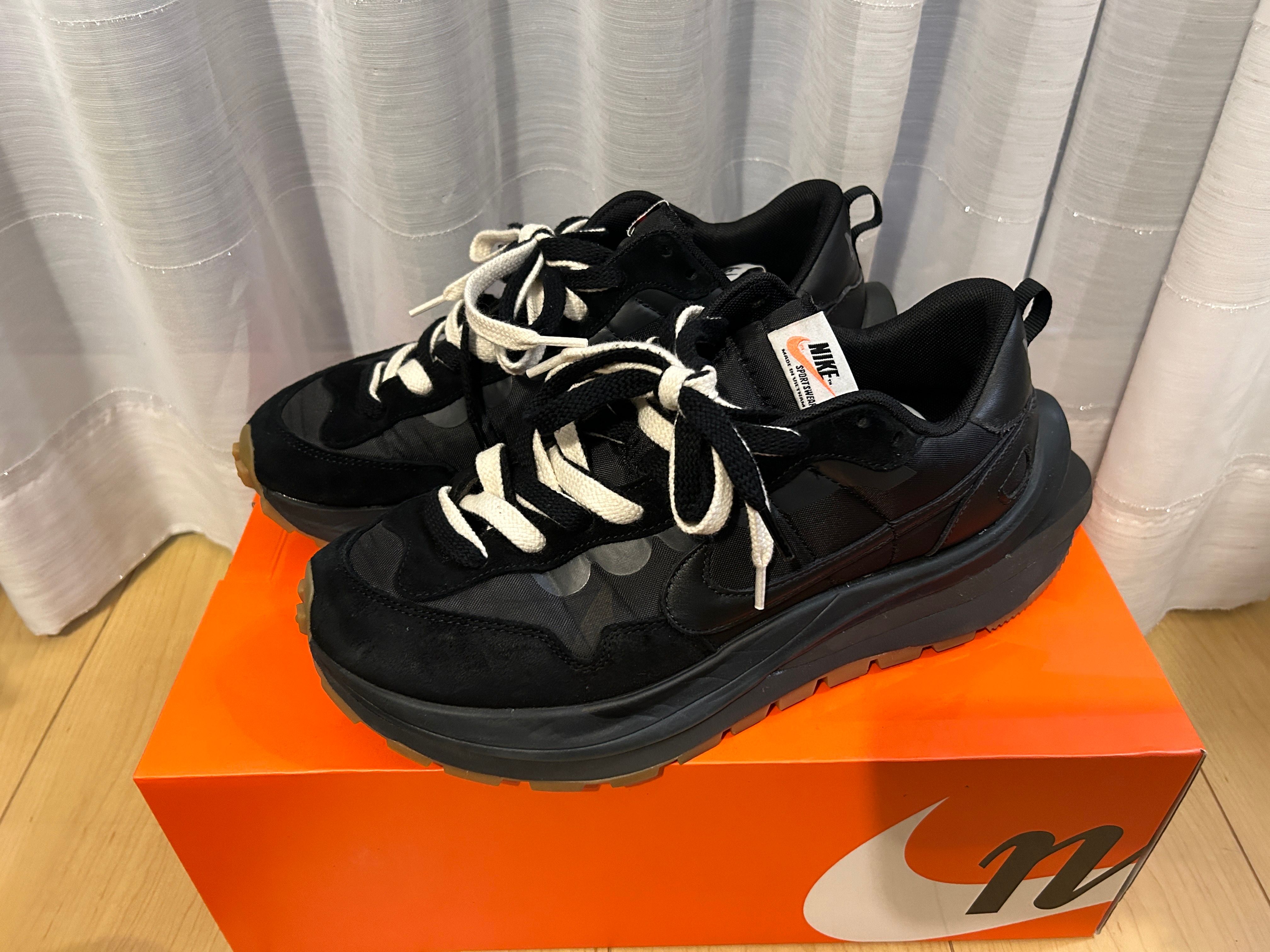 sacai × Nike VaporWaffle "Black Gum"