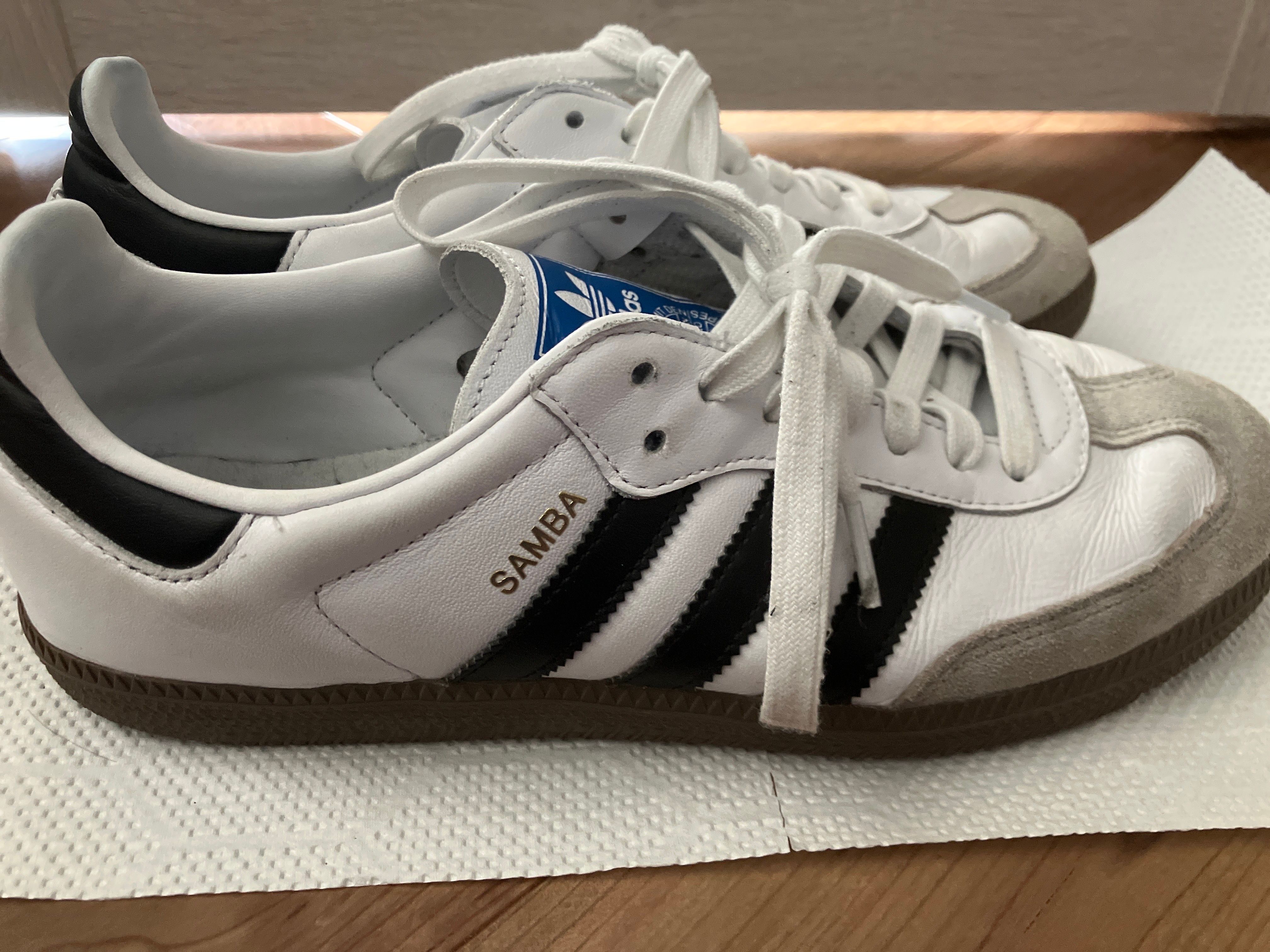 adidas Samba OG "Cloud White/Core Black/Clear Granite"