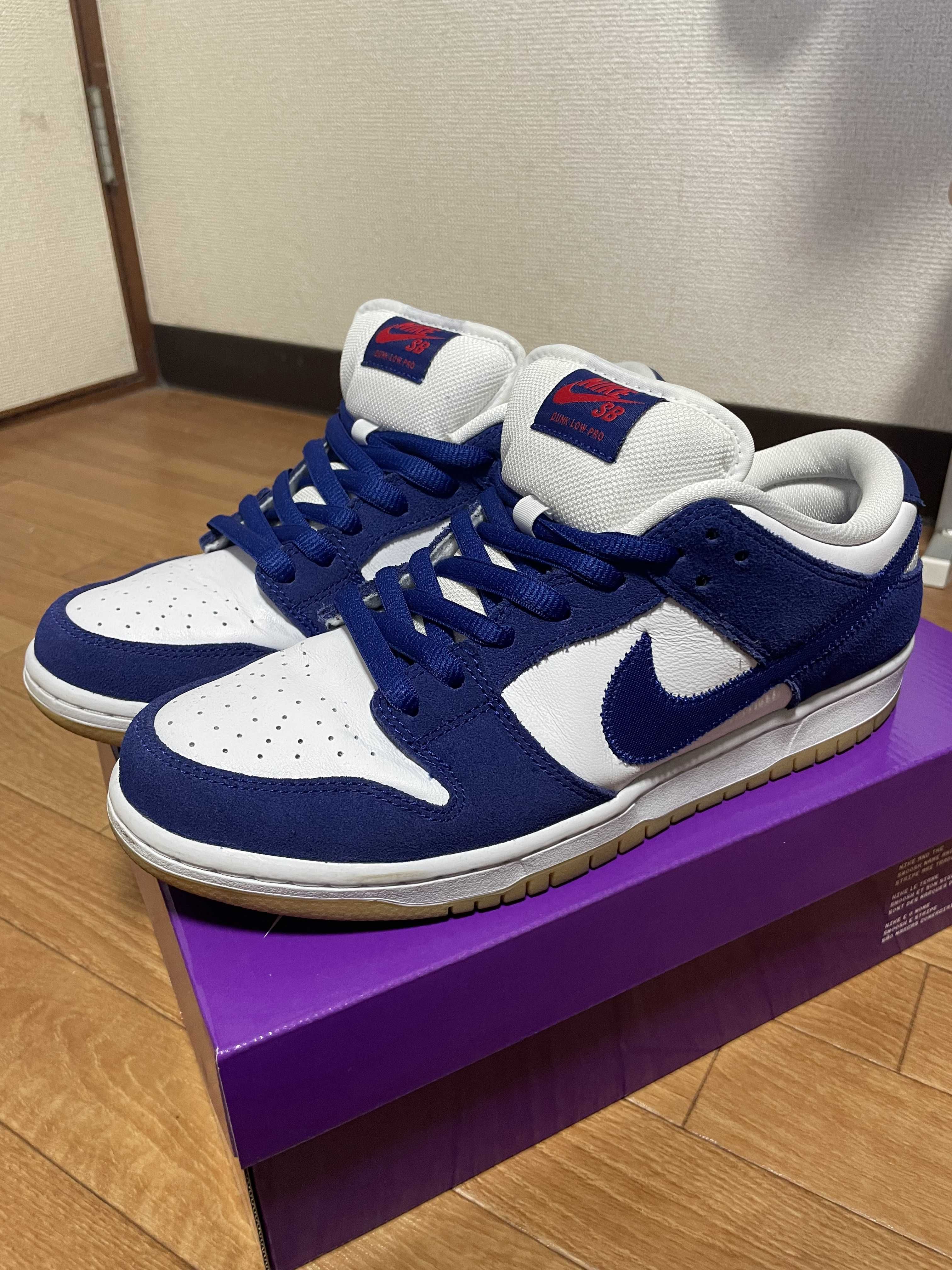 Nike SB Dunk Low "Los Angeles Dodgers/Deep Royal Blue"