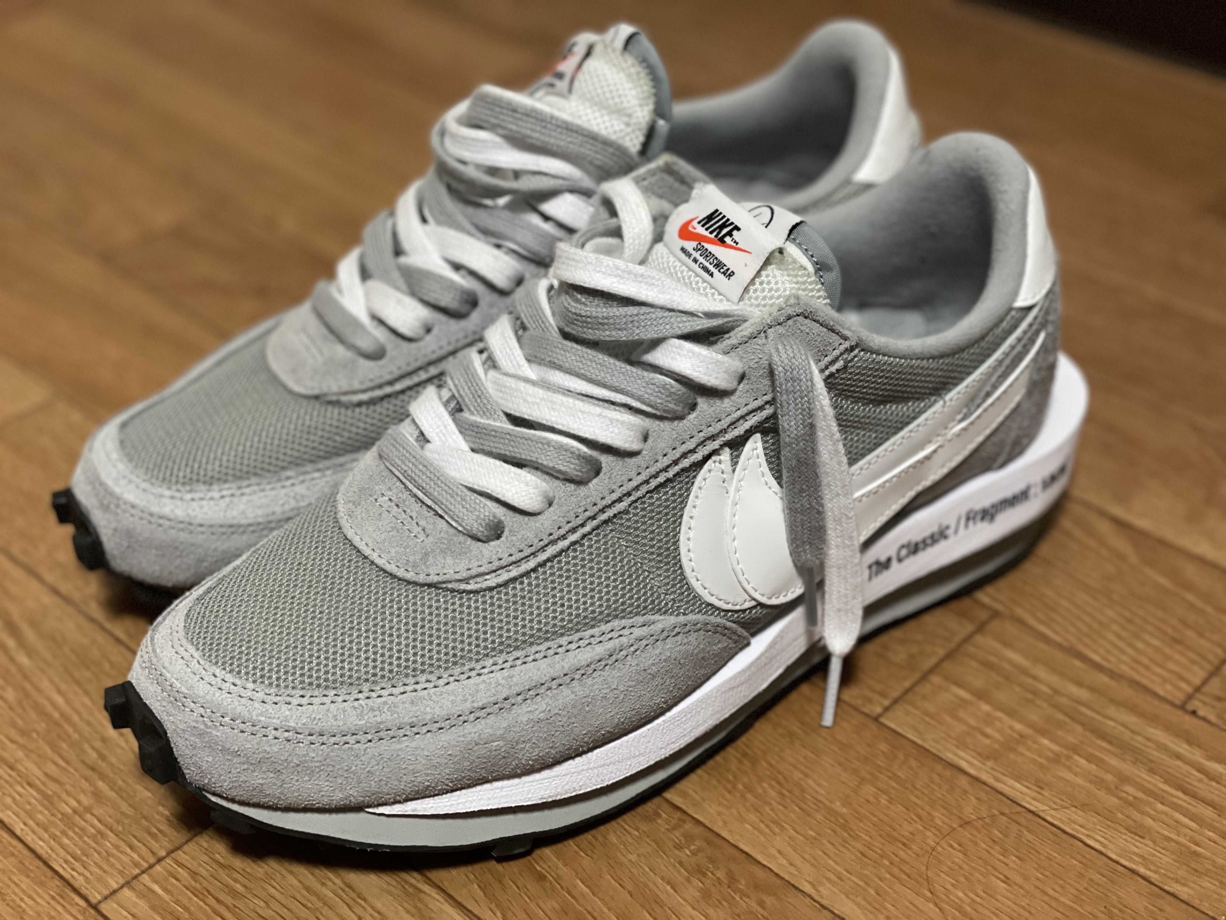 Fragment × sacai × Nike LD Waffle "Light Smoke Grey"