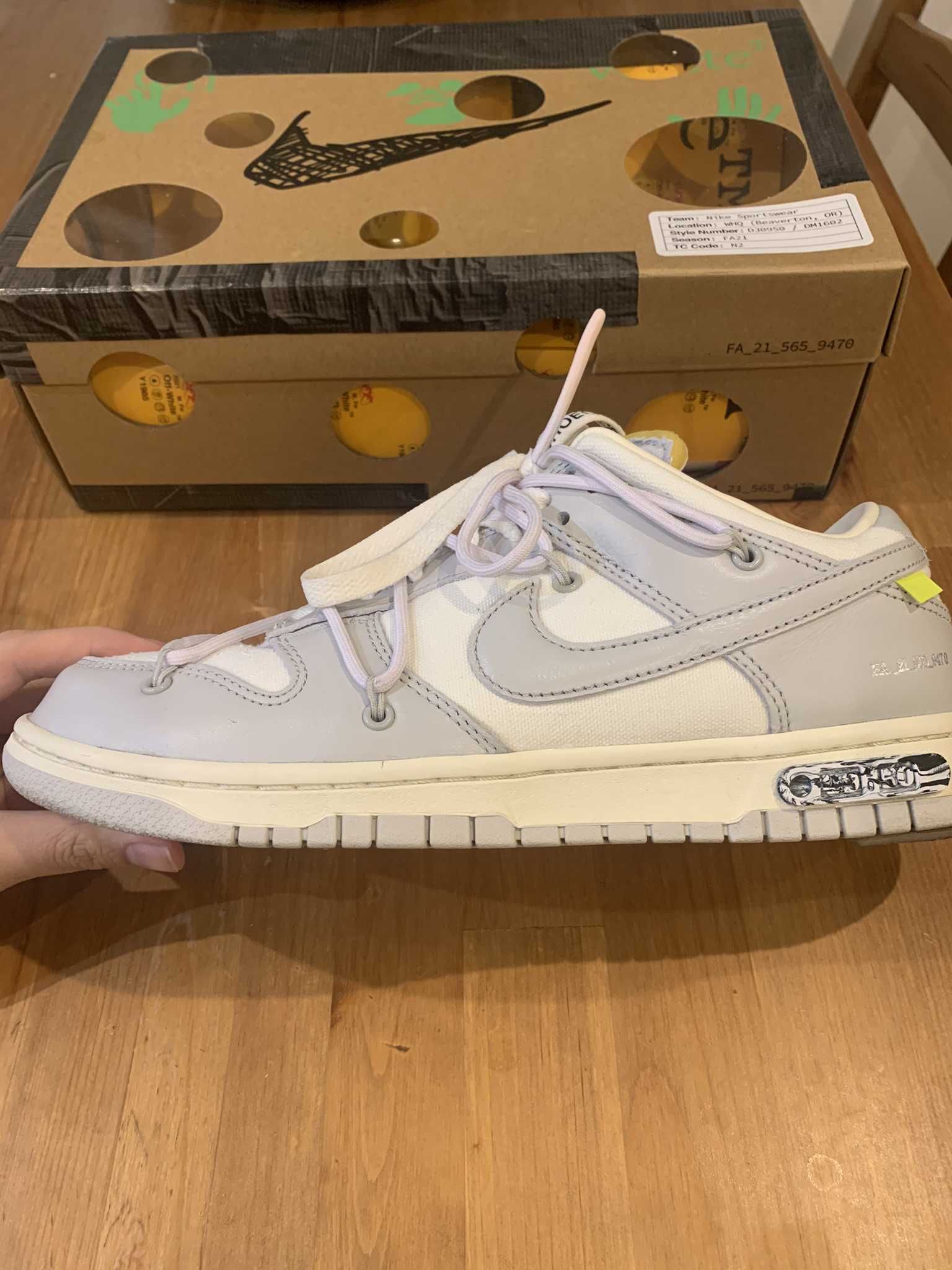 Off-White × Nike Dunk Low 1 of 50 "Lot.49"