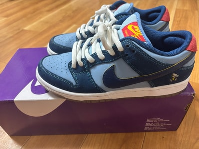 Why So Sad? × Nike SB Dunk Low "Coastal Blue/Speed Yellow-University Red"