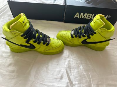 AMBUSH × NIKE DUNK HIGH "FLASH LIME"