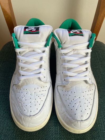 BEN-G × Nike SB Dunk Low "White/Green"