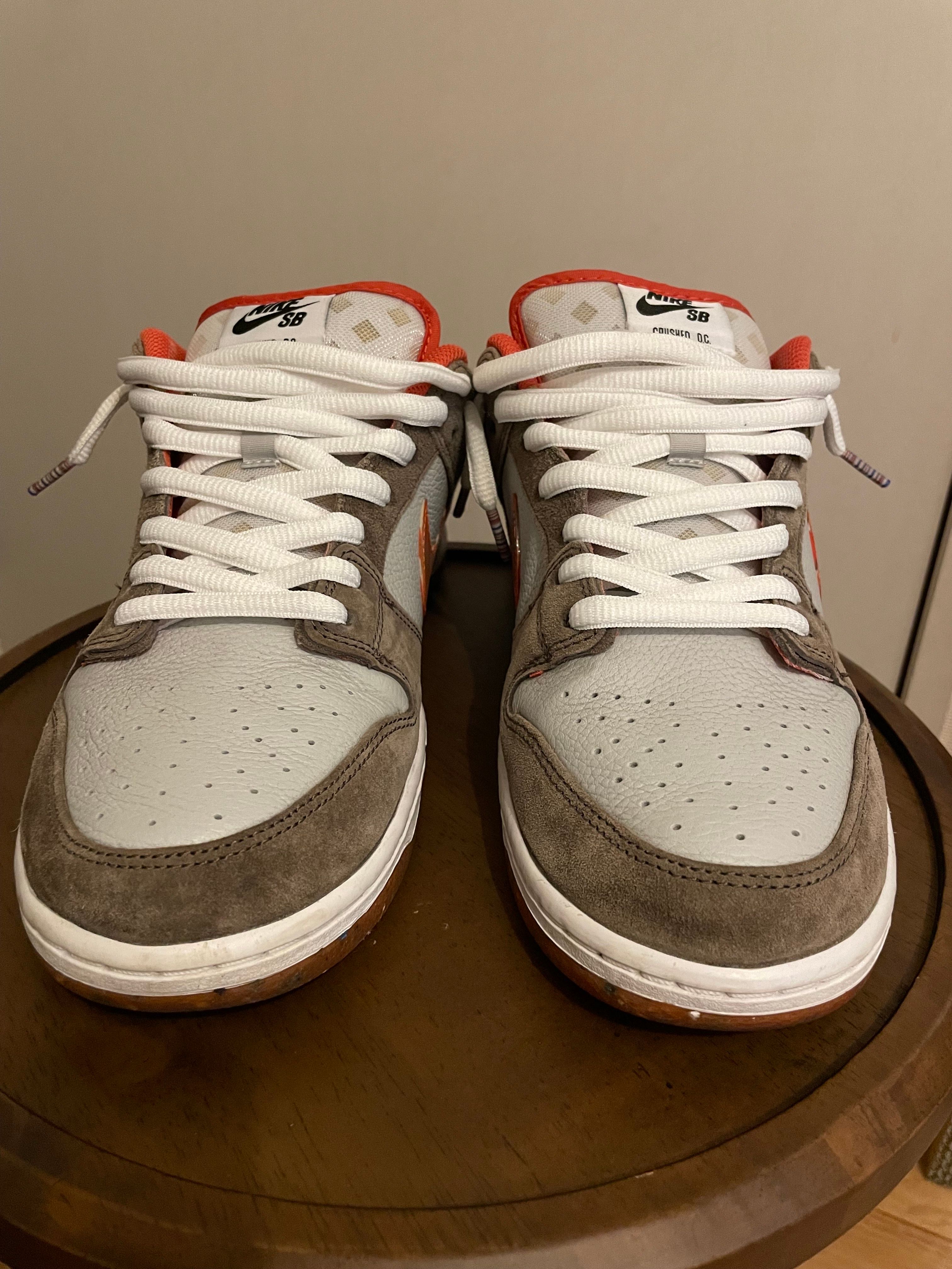 Crushed Skate Shop × Nike SB Dunk Low QS "Olive Grey/Mantra Orange"