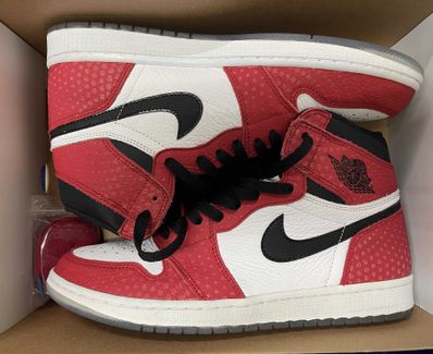 Spiderman × Nike Air Jordan 1 Origin Story "Gym Red/White/Photo Blue/Black"
