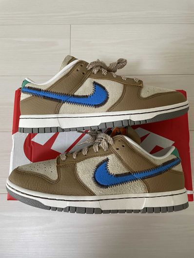 size? × Nike Dunk Low "Dark Driftwood/Photo BlueRattan"