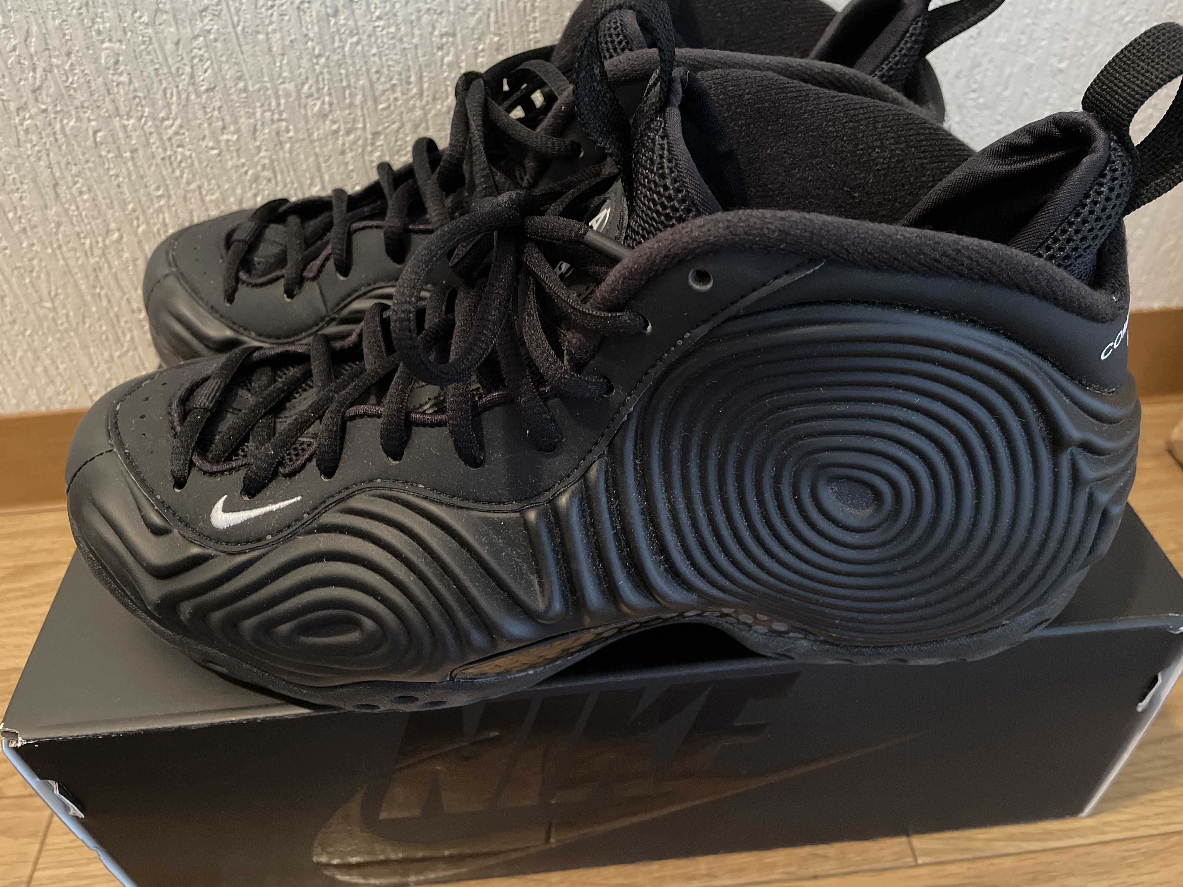 COMME des GARCONS × Nike Air Foamposite One "Black"
