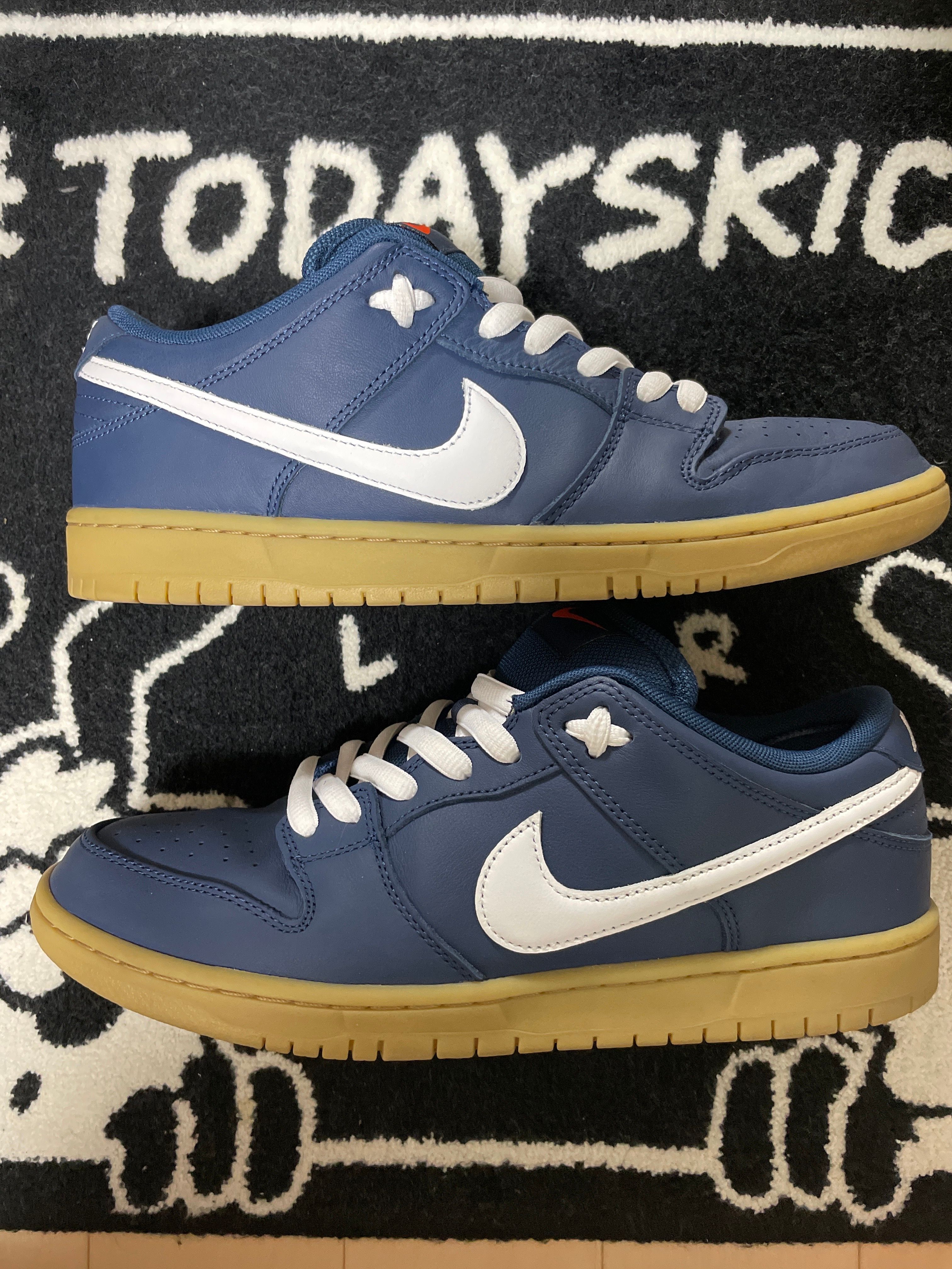 Nike SB Dunk Low Pro ISO Orange Label "Navy Gum"