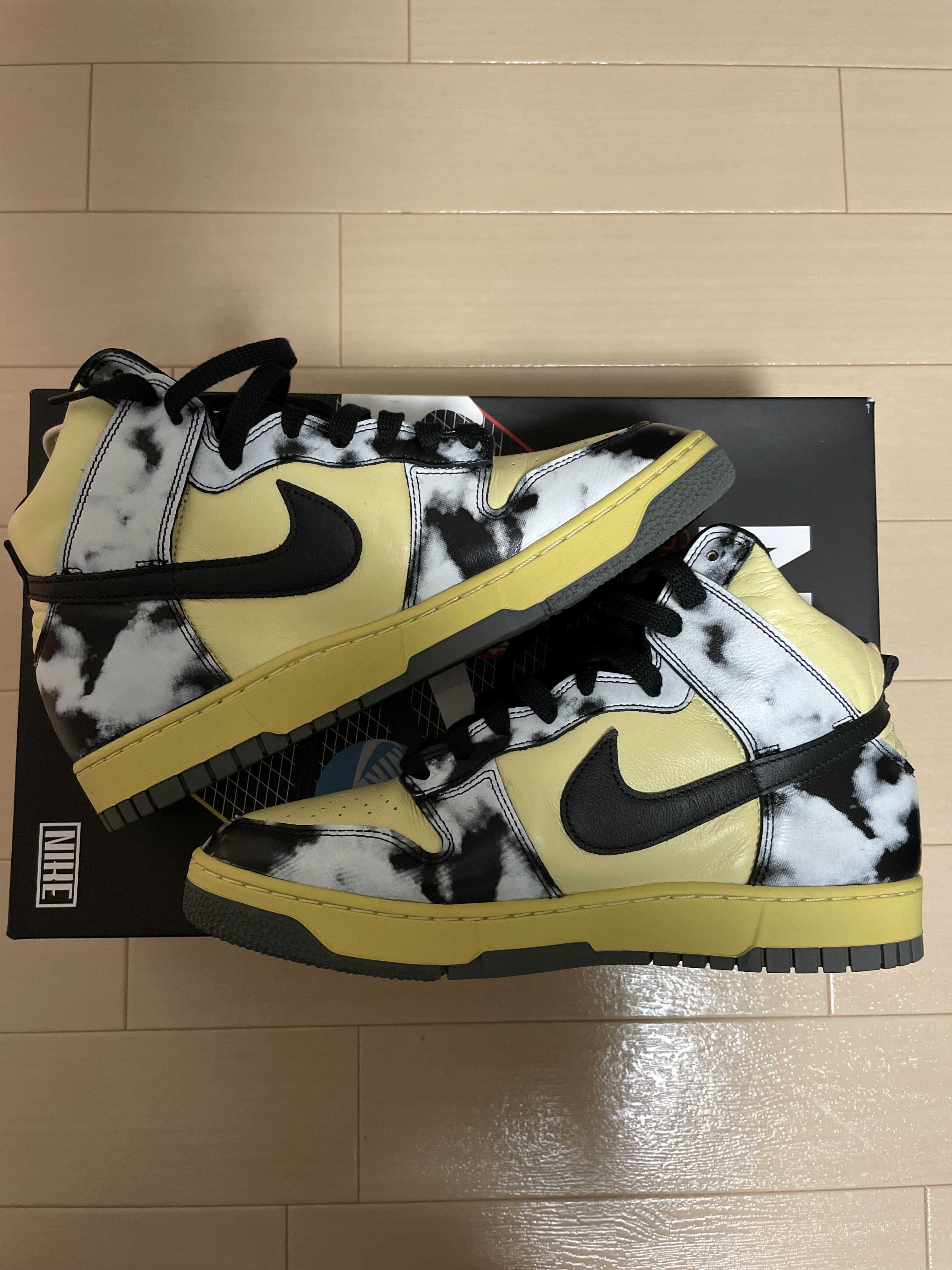 Nike Dunk High "Black Acid Wash"