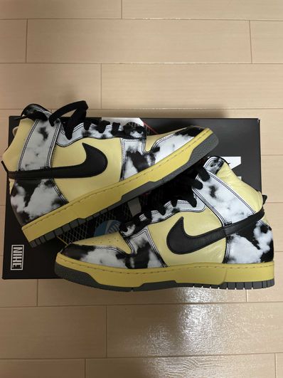 Nike Dunk High "Black Acid Wash"