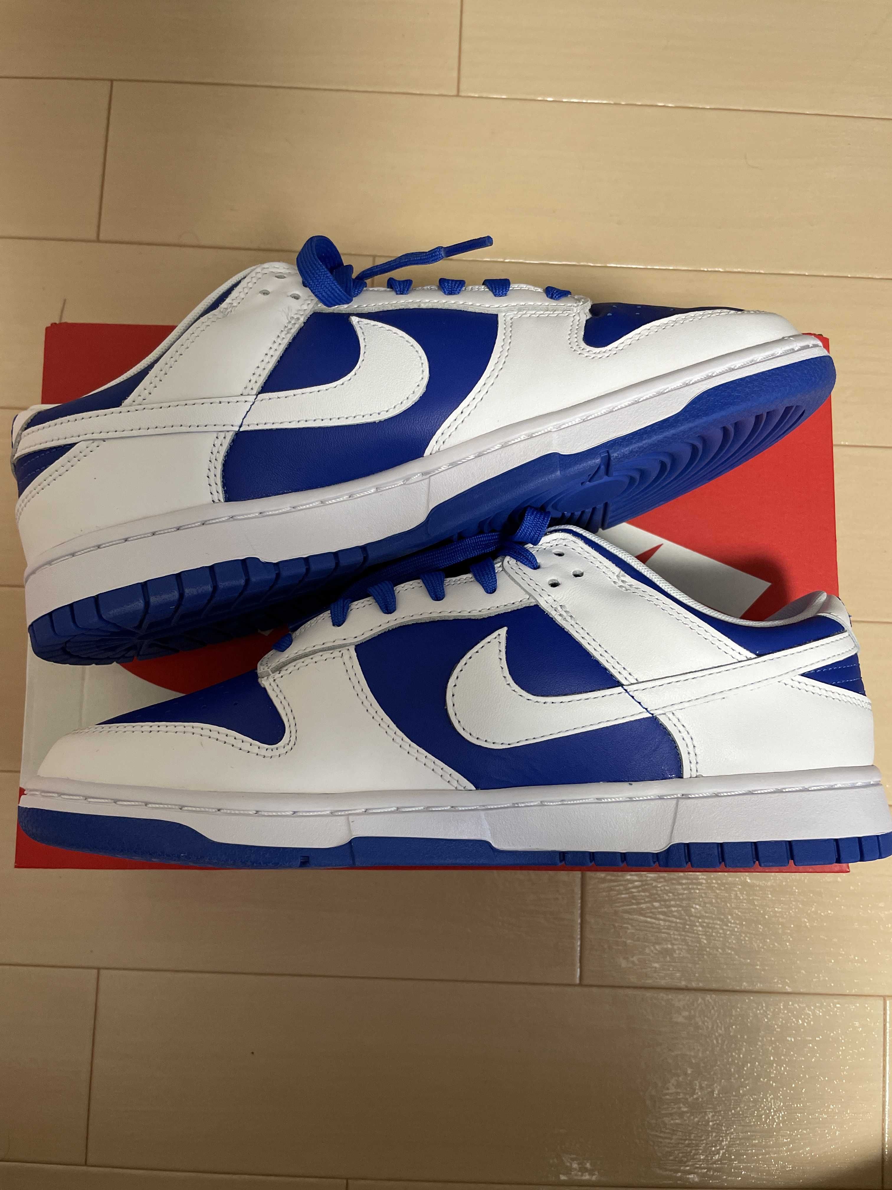 Nike Dunk Low Retro "Racer Blue and White"