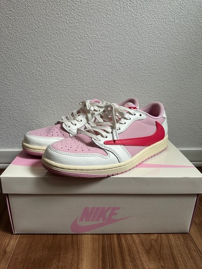 Travis Scott × Nike Air Jordan 1 Retro Low OG "Sail/Tropical Pink"