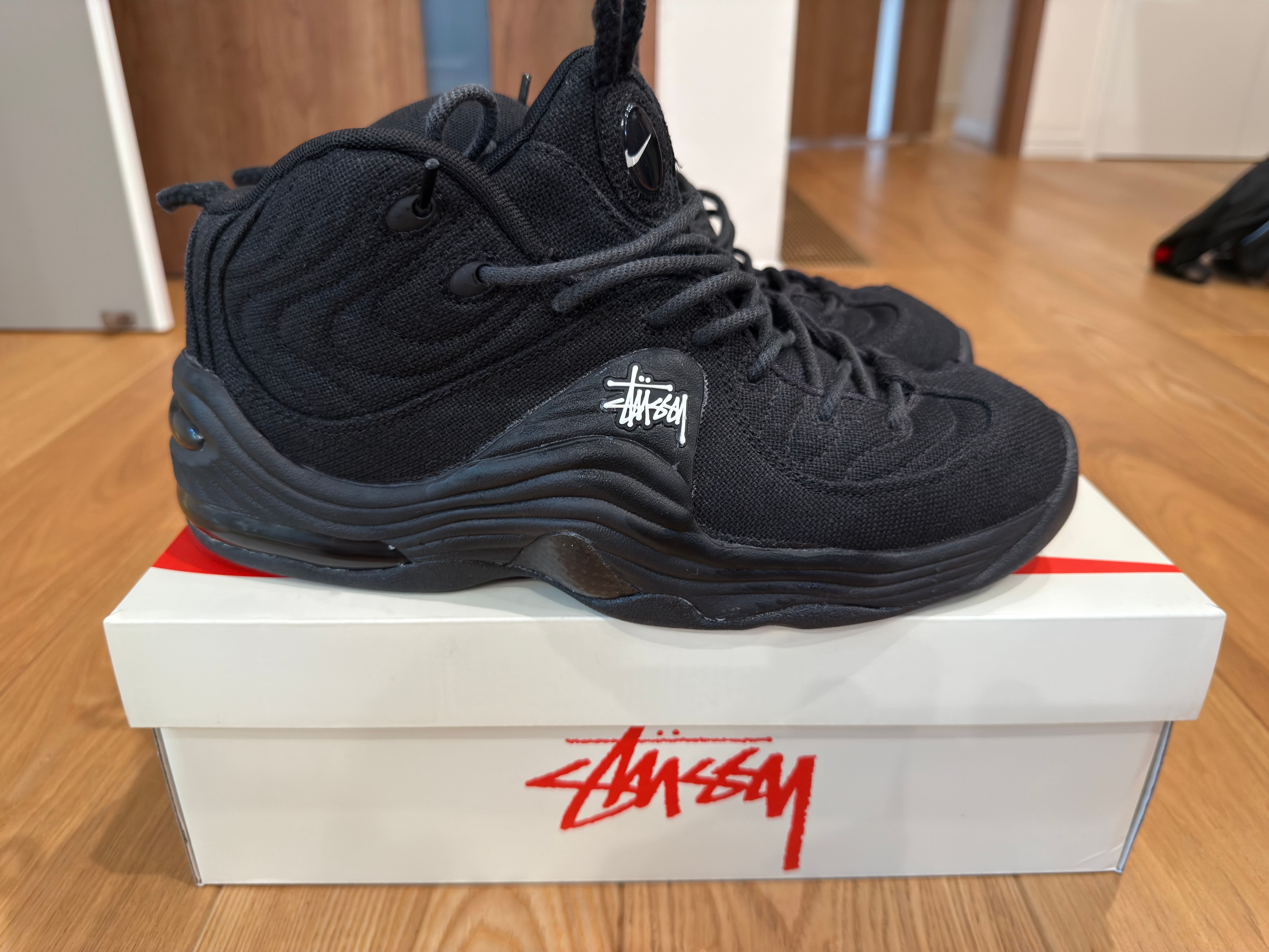 Stussy × Nike Air Penny 2 "Black"