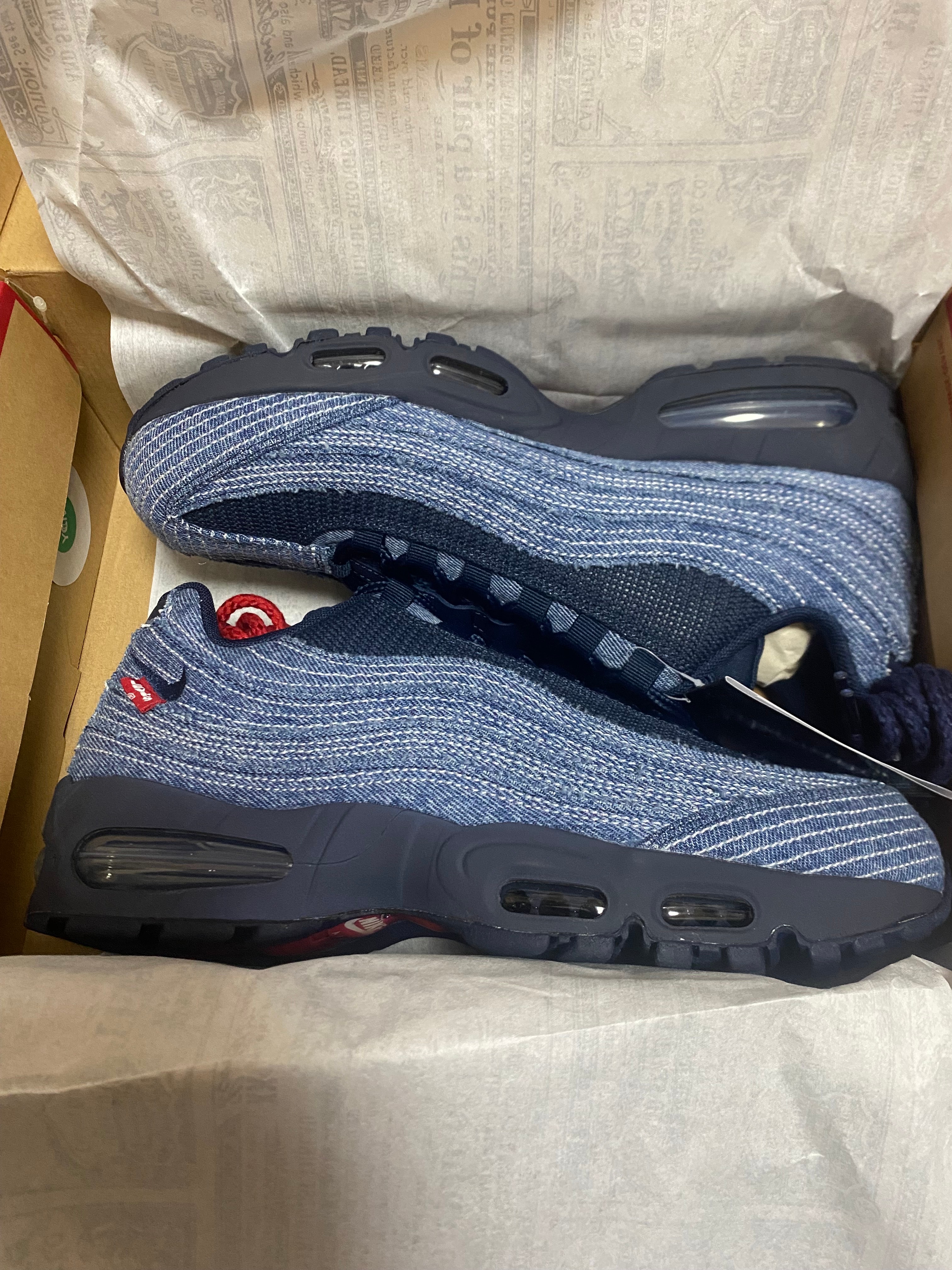 リーバイス × ナイキ エアマックス95 OG "デニムブルー"