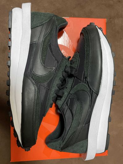 sacai × Nike LDV Waffle "Triple Black"