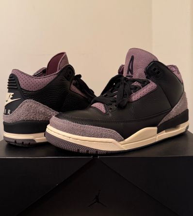 A Ma Maniere × Nike Women's Air Jordan 3 Retro OG SP "Black and Flat Pewter/WYWS"