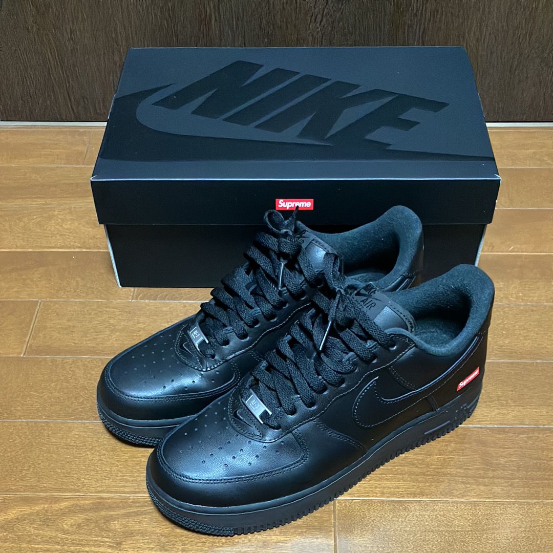Supreme × Nike Air Force 1 Low "Black"