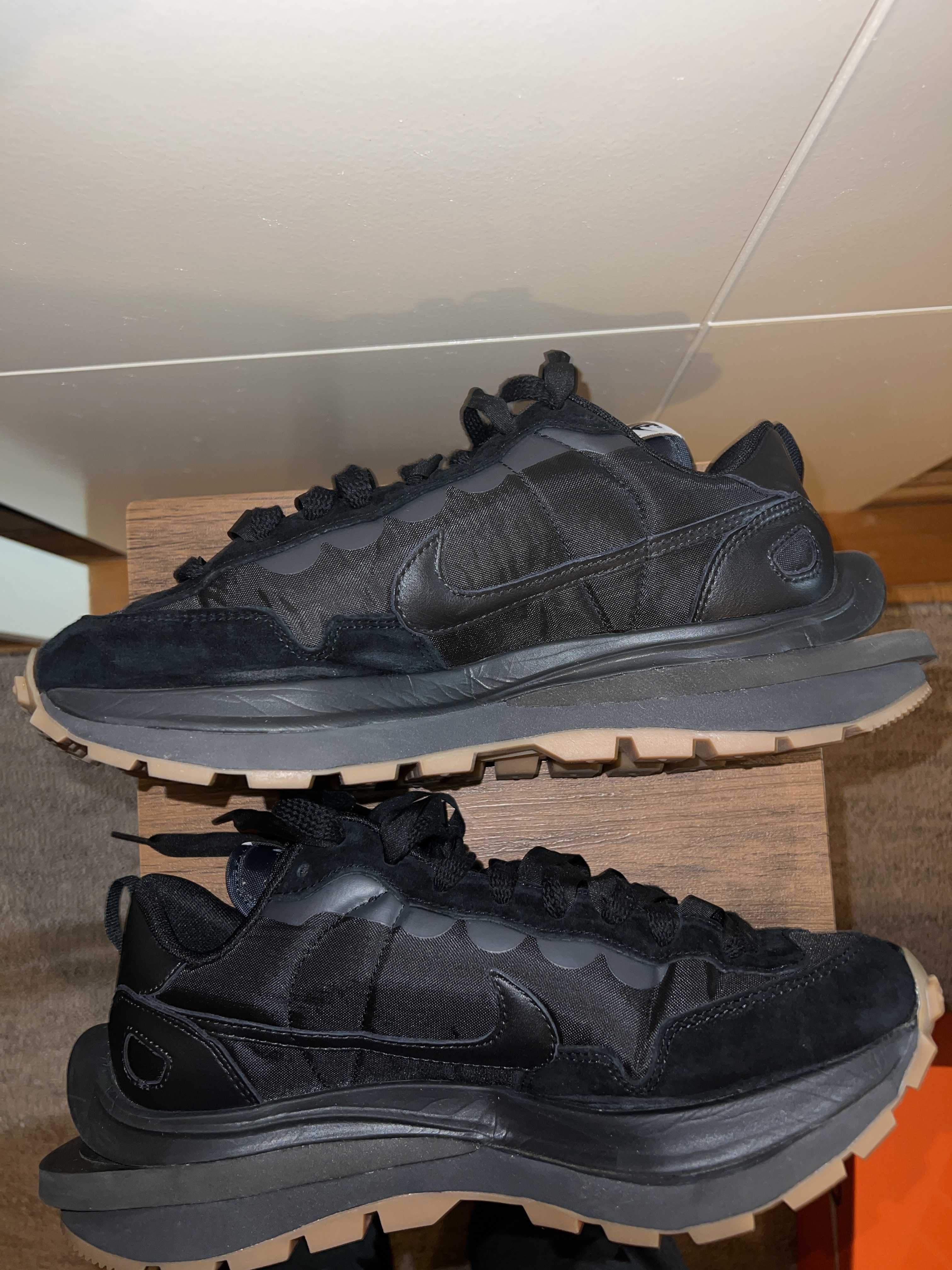 sacai × Nike VaporWaffle "Black Gum"