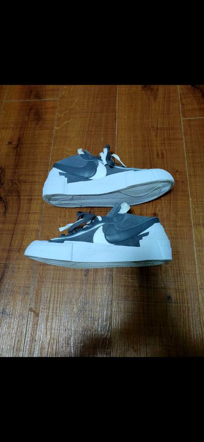 Sacai × Nike Blazer Low "Iron Grey"