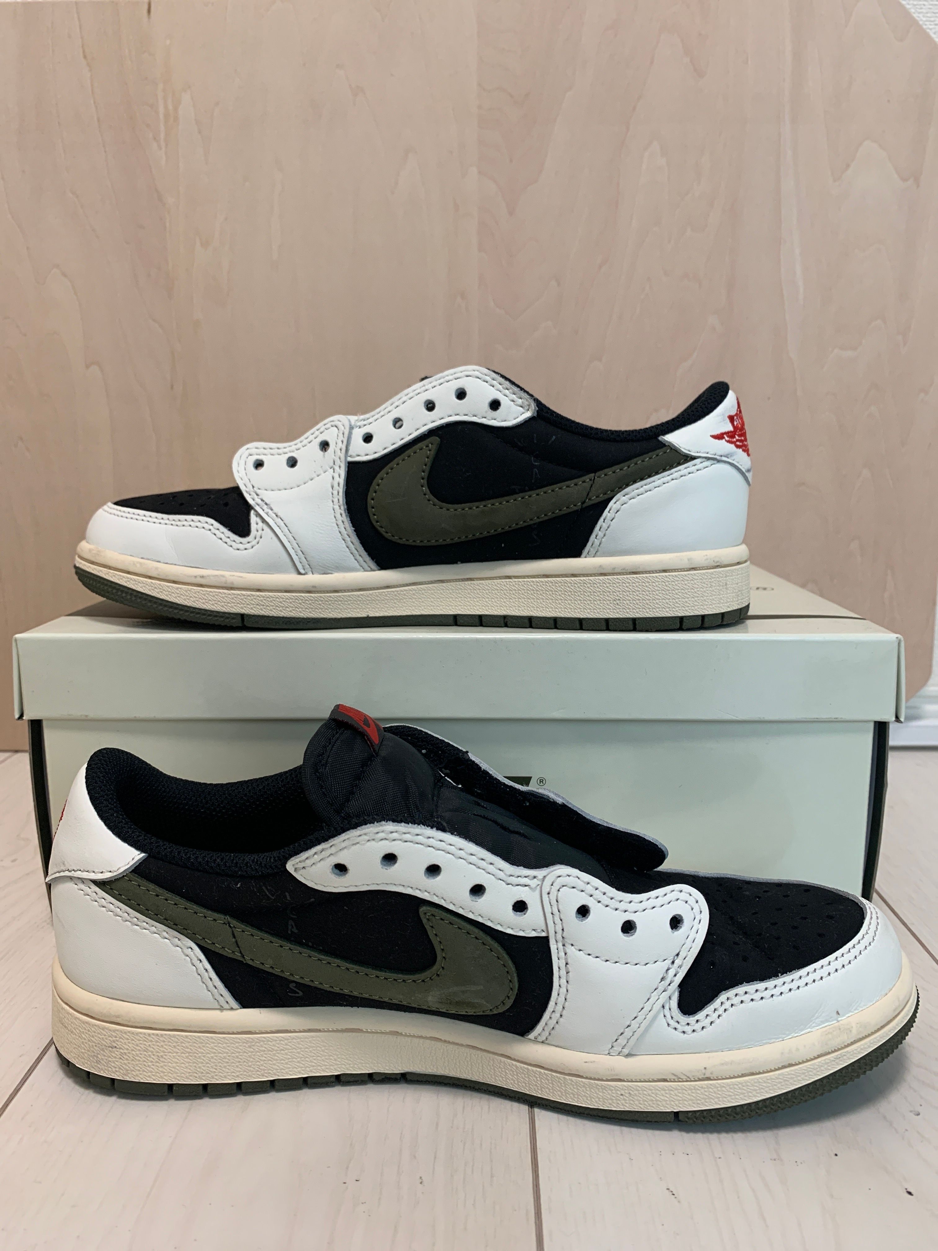Travis Scott × Nike Women's Air Jordan 1 Low OG "Medium Olive"