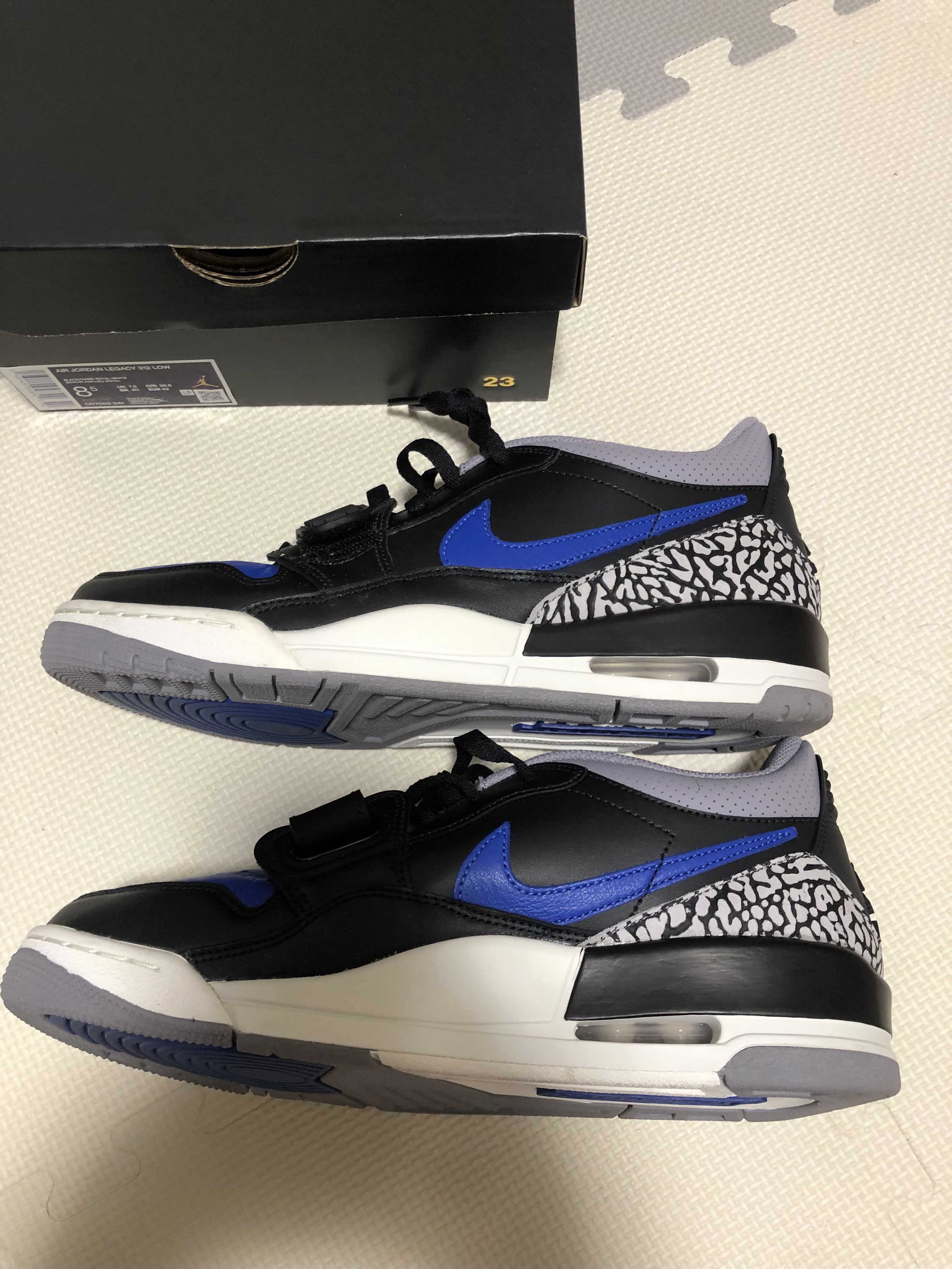 Nike Jordan Legacy 312 Low "Black/Game Royal/White"