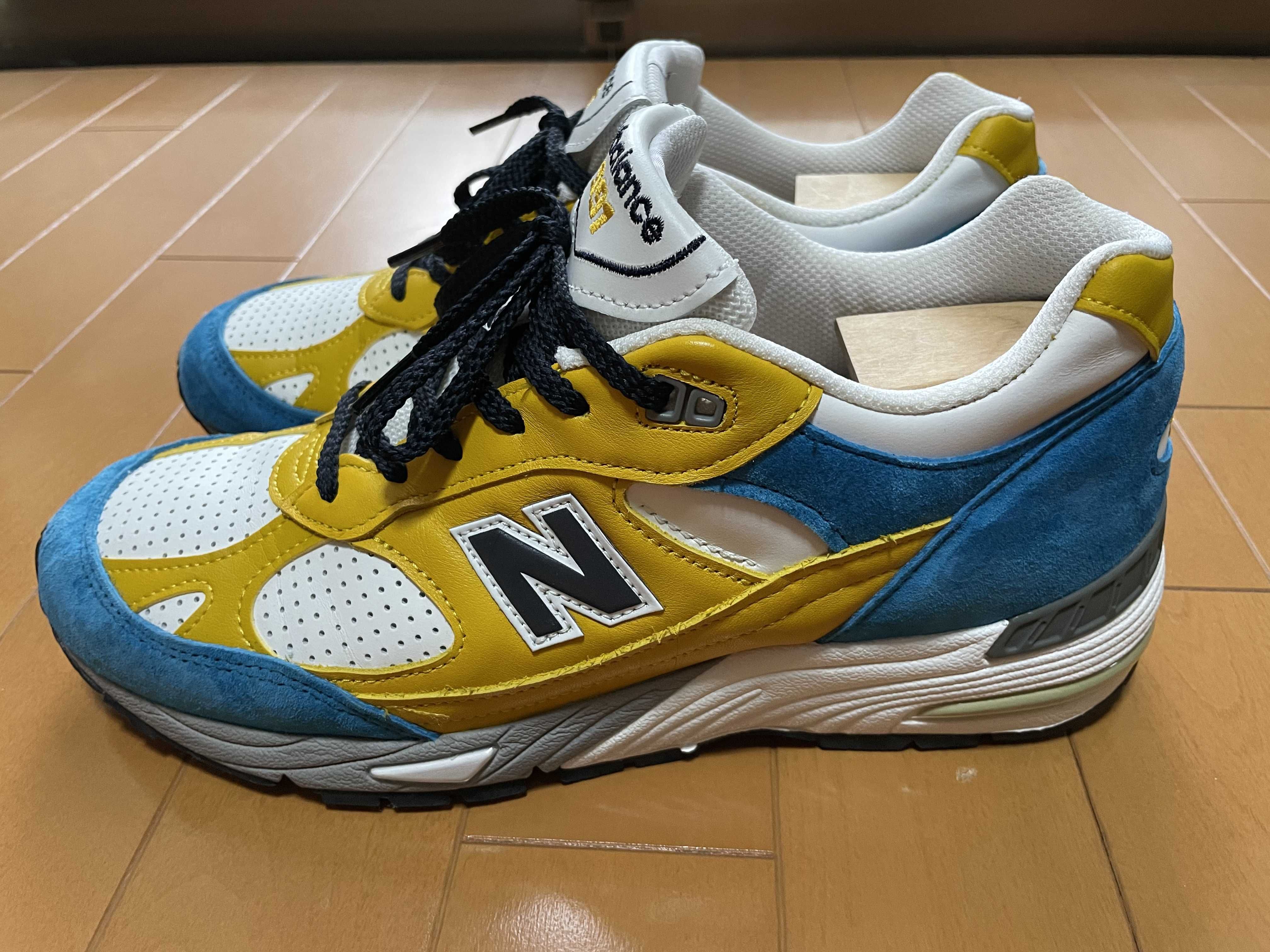 SNS × New Balance 991 "Yellow/Blue"