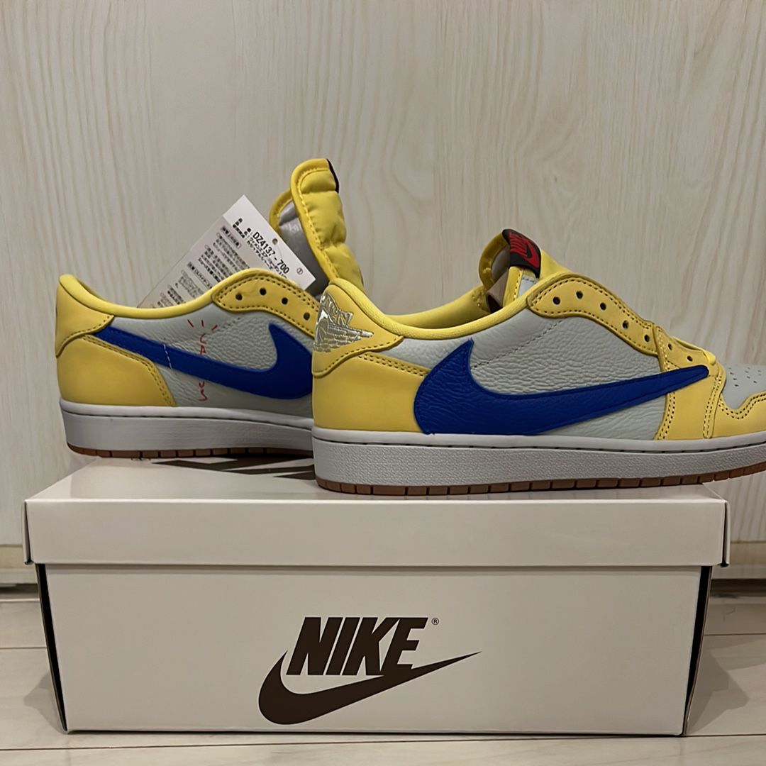 Travis Scott × Nike Women's Air Jordan 1 Retro Low OG "Canary"