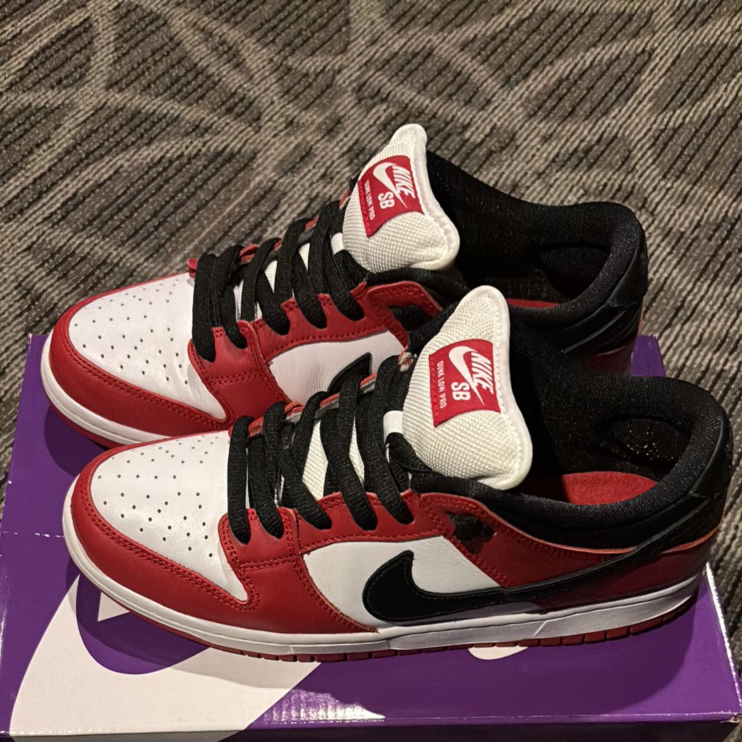 Nike SB Dunk Low Pro "J-Pack Chicago/Varsity Red and White"