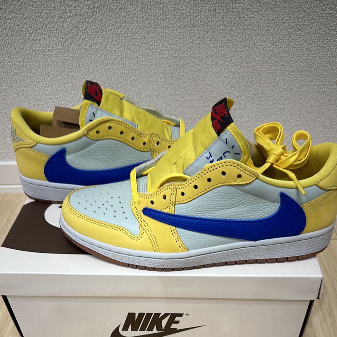 Travis Scott × Nike Women's Air Jordan 1 Retro Low OG "Canary"