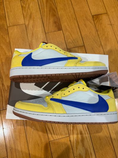 Travis Scott × Nike Women's Air Jordan 1 Retro Low OG "Canary"