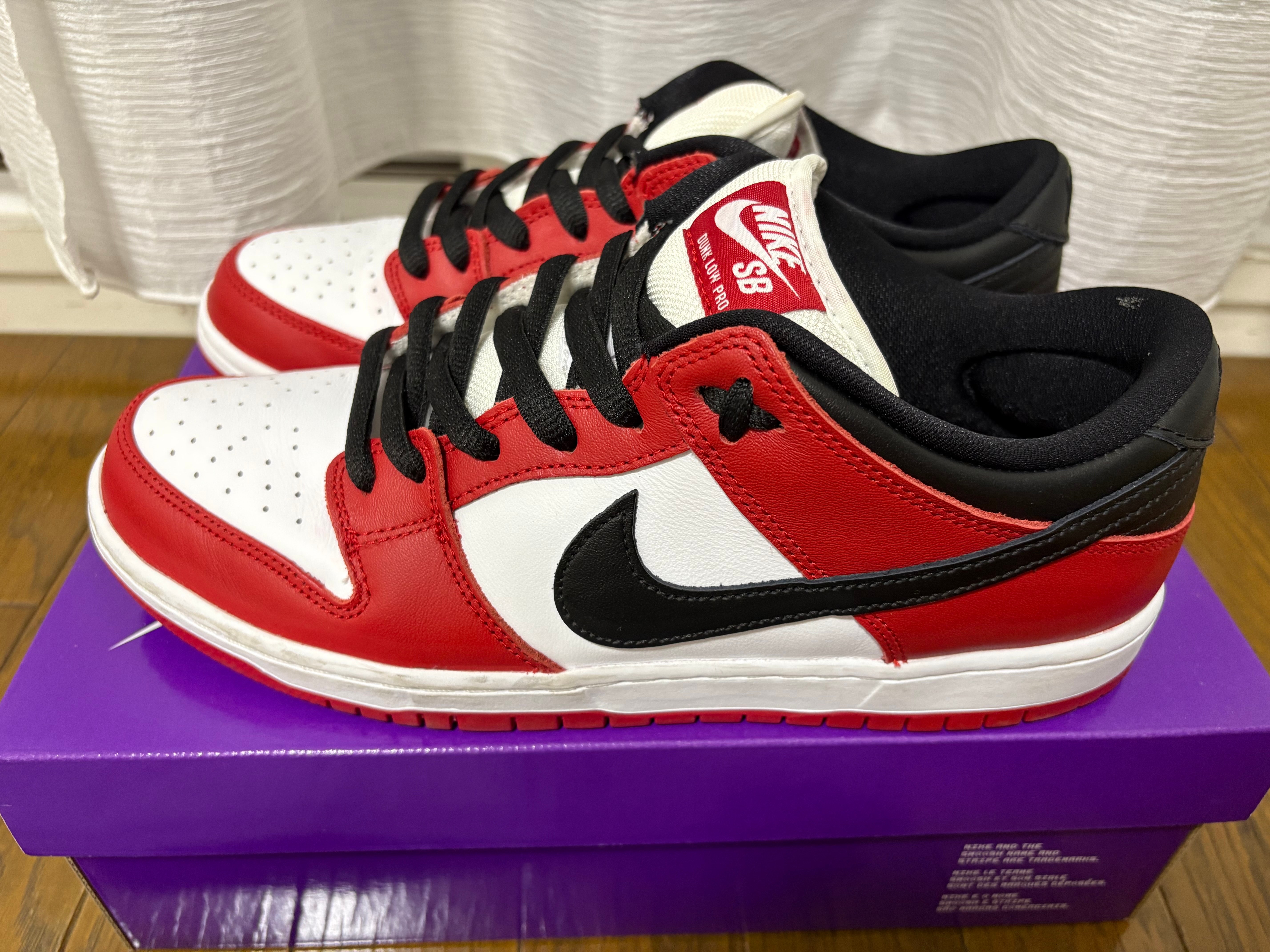 Nike SB Dunk Low Pro "J-Pack Chicago/Varsity Red and White"