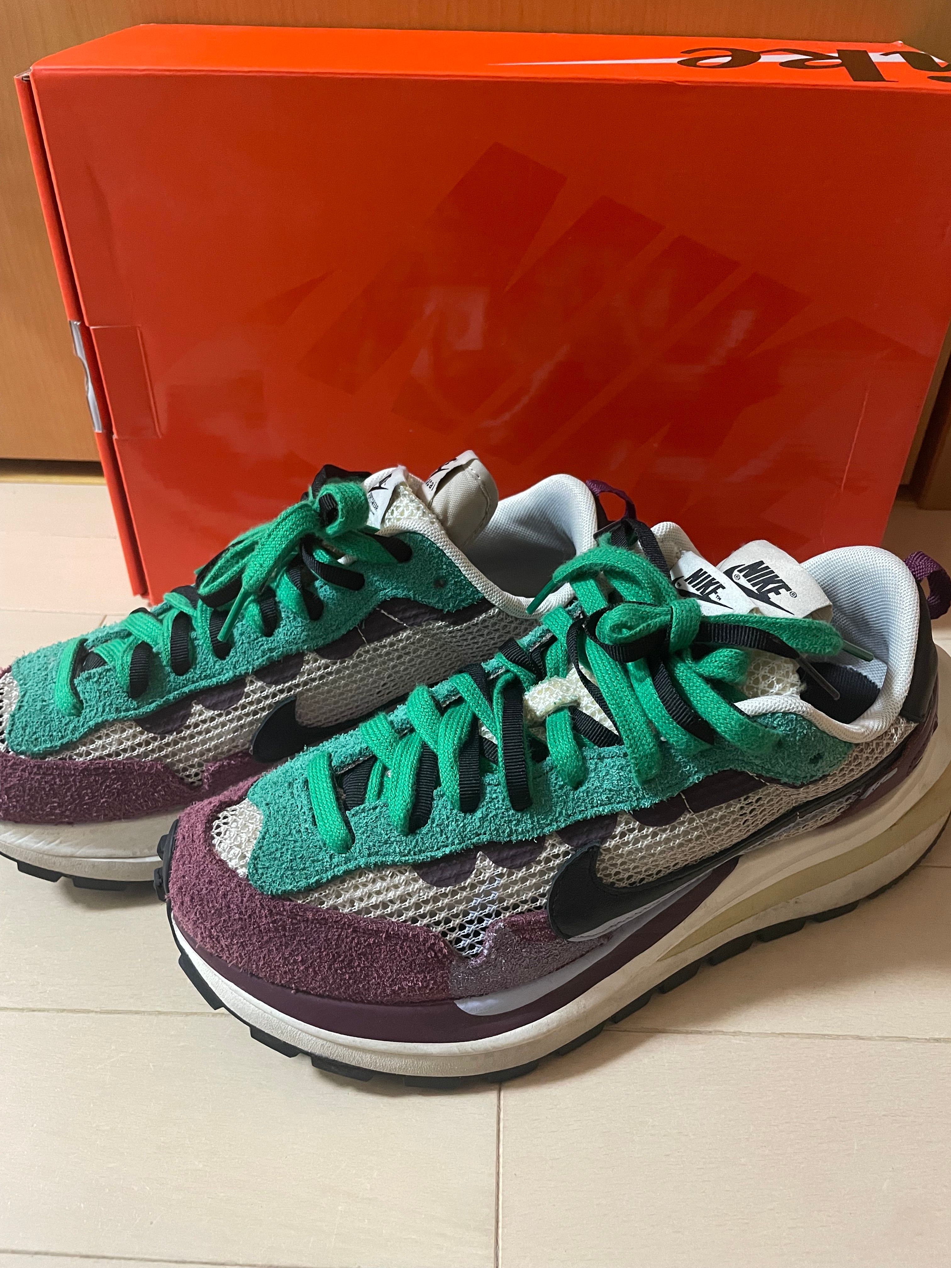 sacai × Nike Vapor Waffle "String/Red/Green"