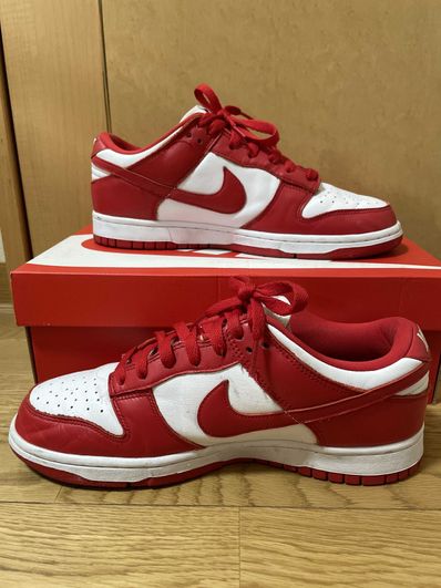 Nike Dunk Low SP "White and University Red"