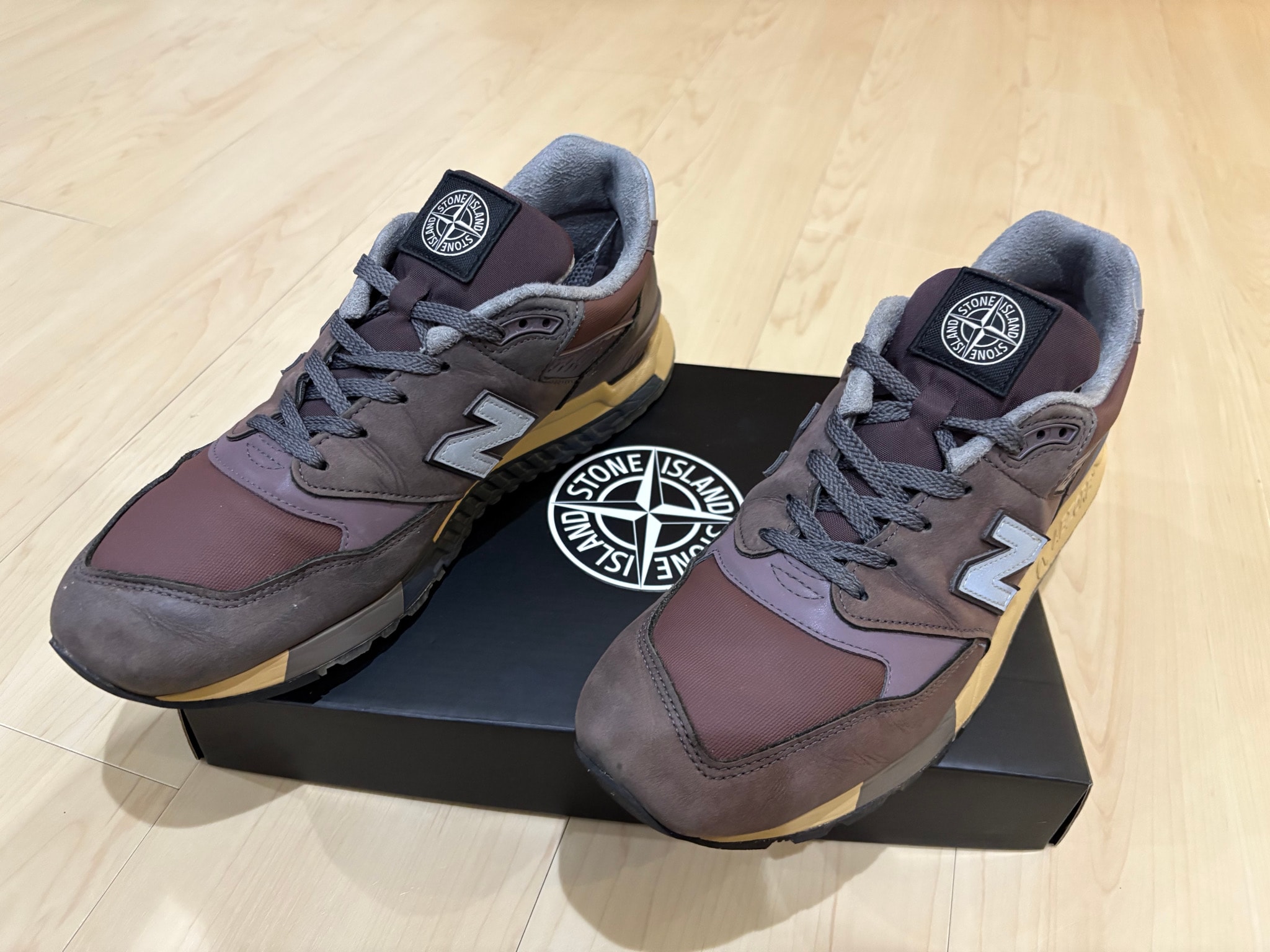 Stone Island × New Balance 998 "Raso Gommato"