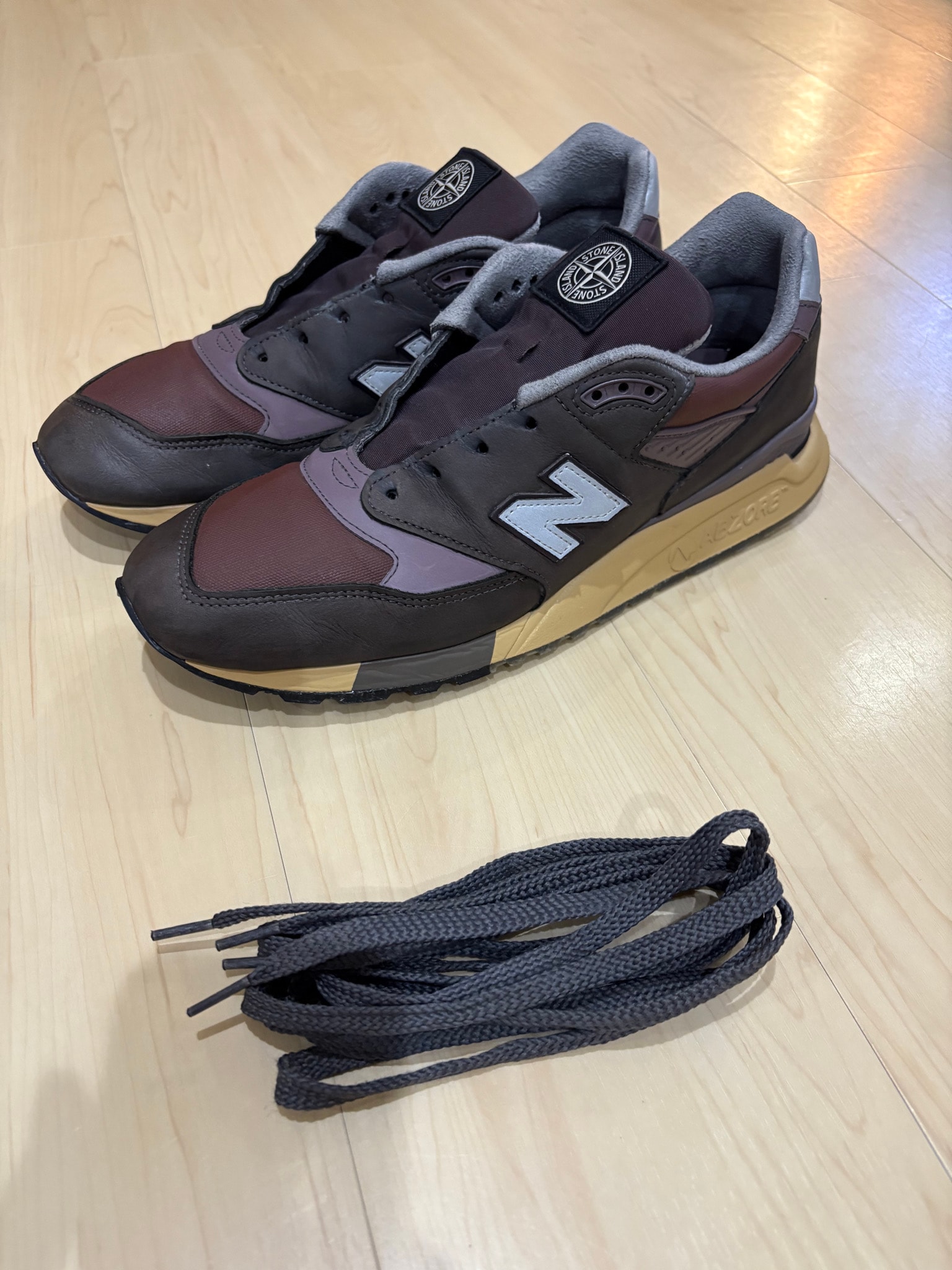 Stone Island × New Balance 998 "Raso Gommato"
