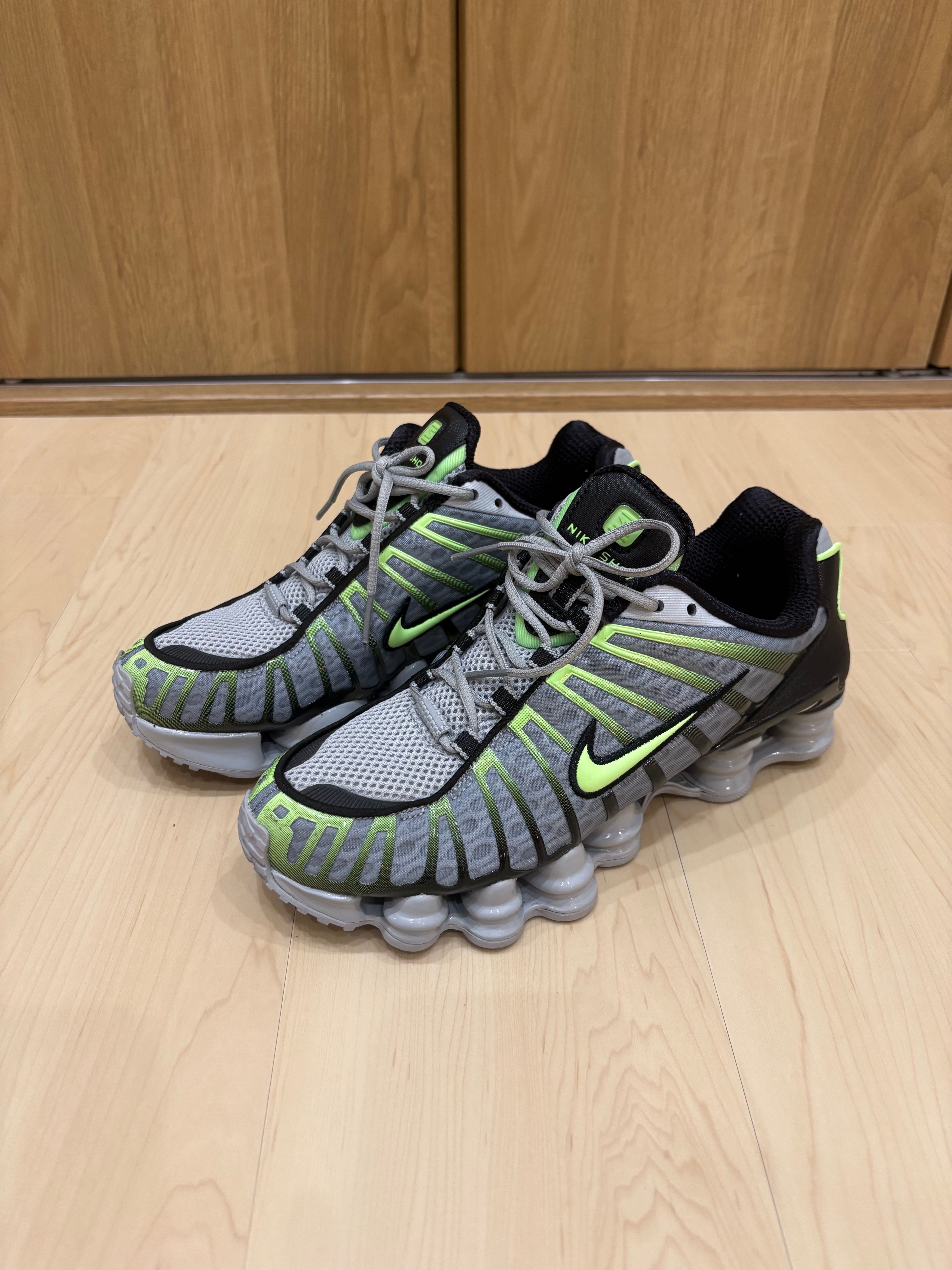 Nike Shox TL "Wolf Grey/Black/Lime Blast"