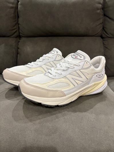 New Balance 990V6 "White/Sea Salt"