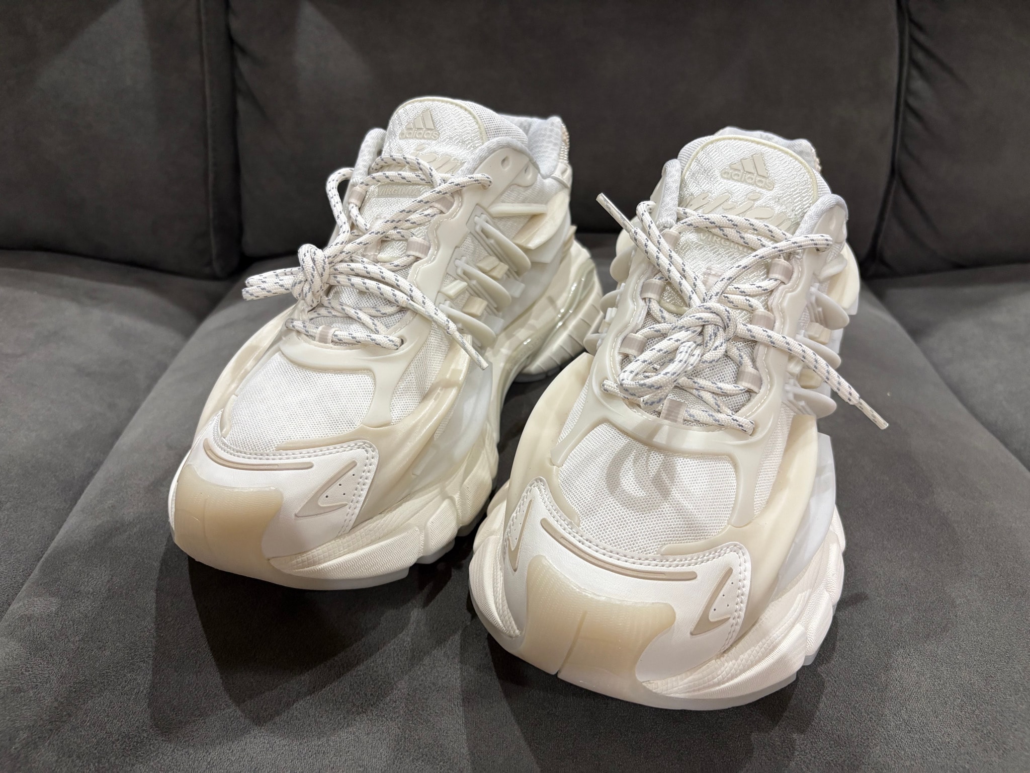 Pharrell Williams × adidas Adistar Jellyfish "Triple White"