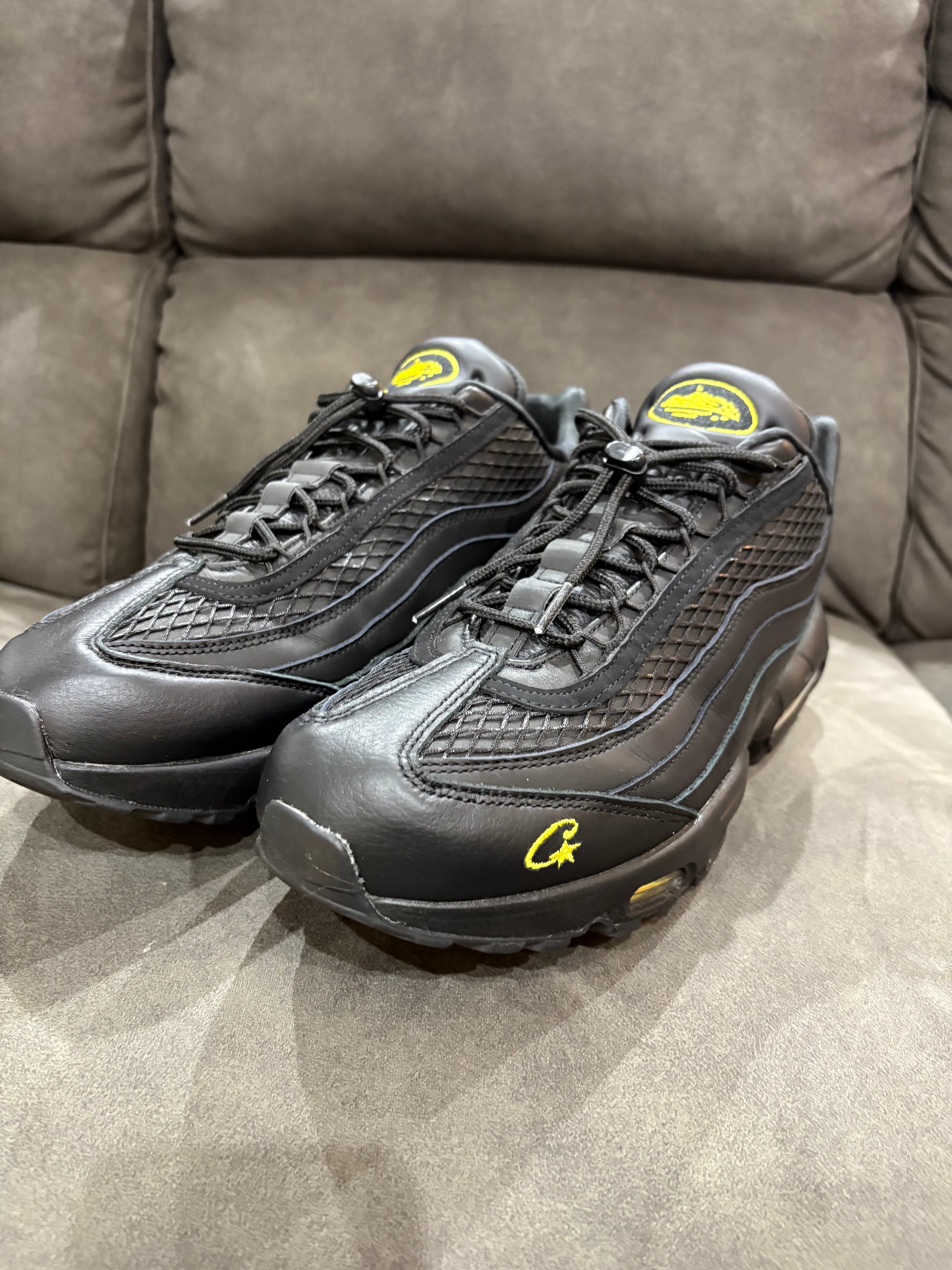 Corteiz × Nike Air Max 95 "Black and Tour Yellow"