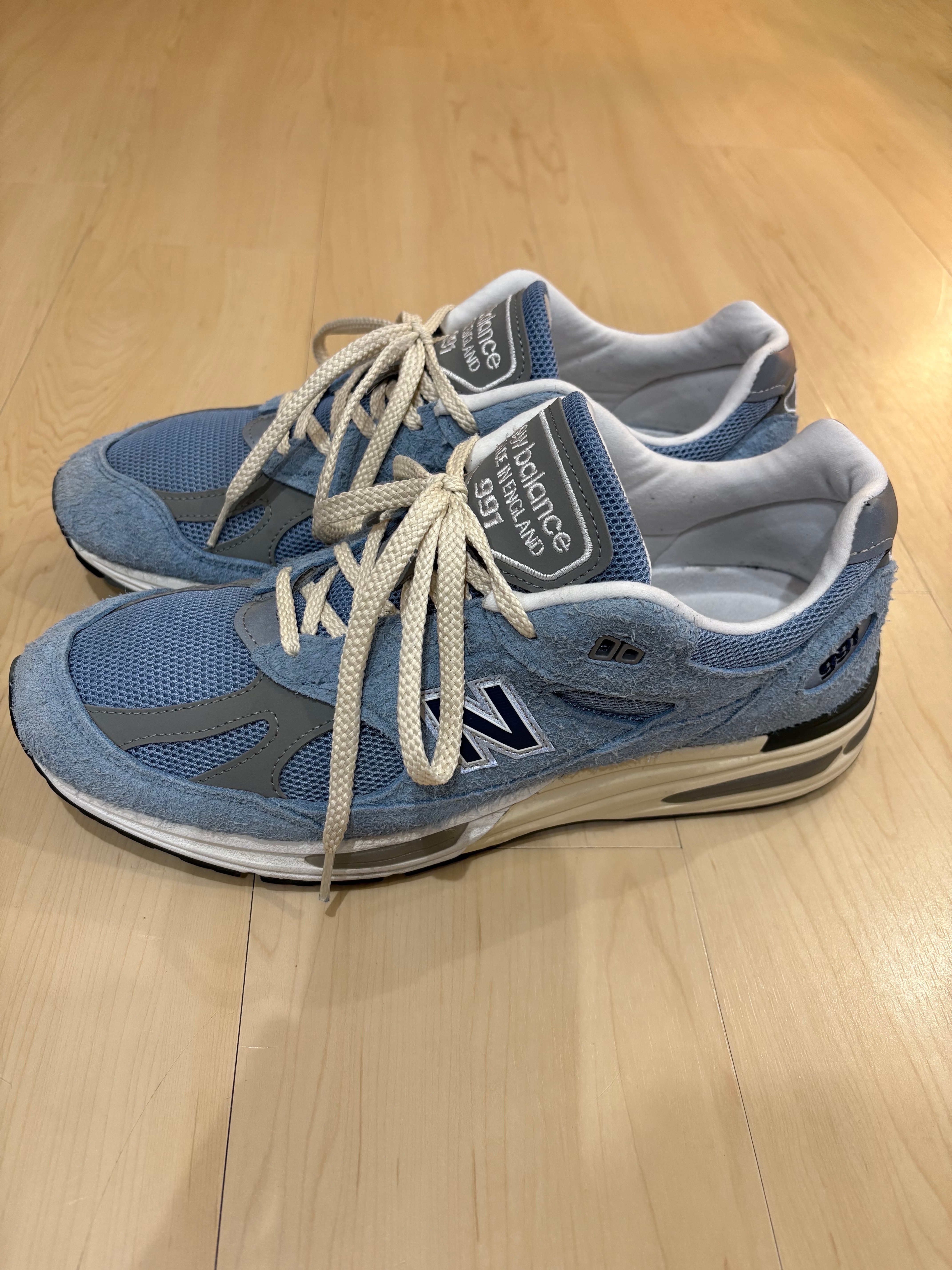 New Balance 991V2 Made in UK Grounded Pastels "Celestial Blue/Faded Denim/Moon Mist"