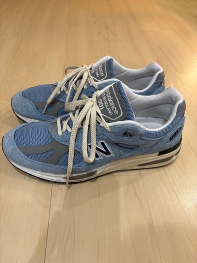 New Balance 991V2 Made in UK Grounded Pastels "Celestial Blue/Faded Denim/Moon Mist"