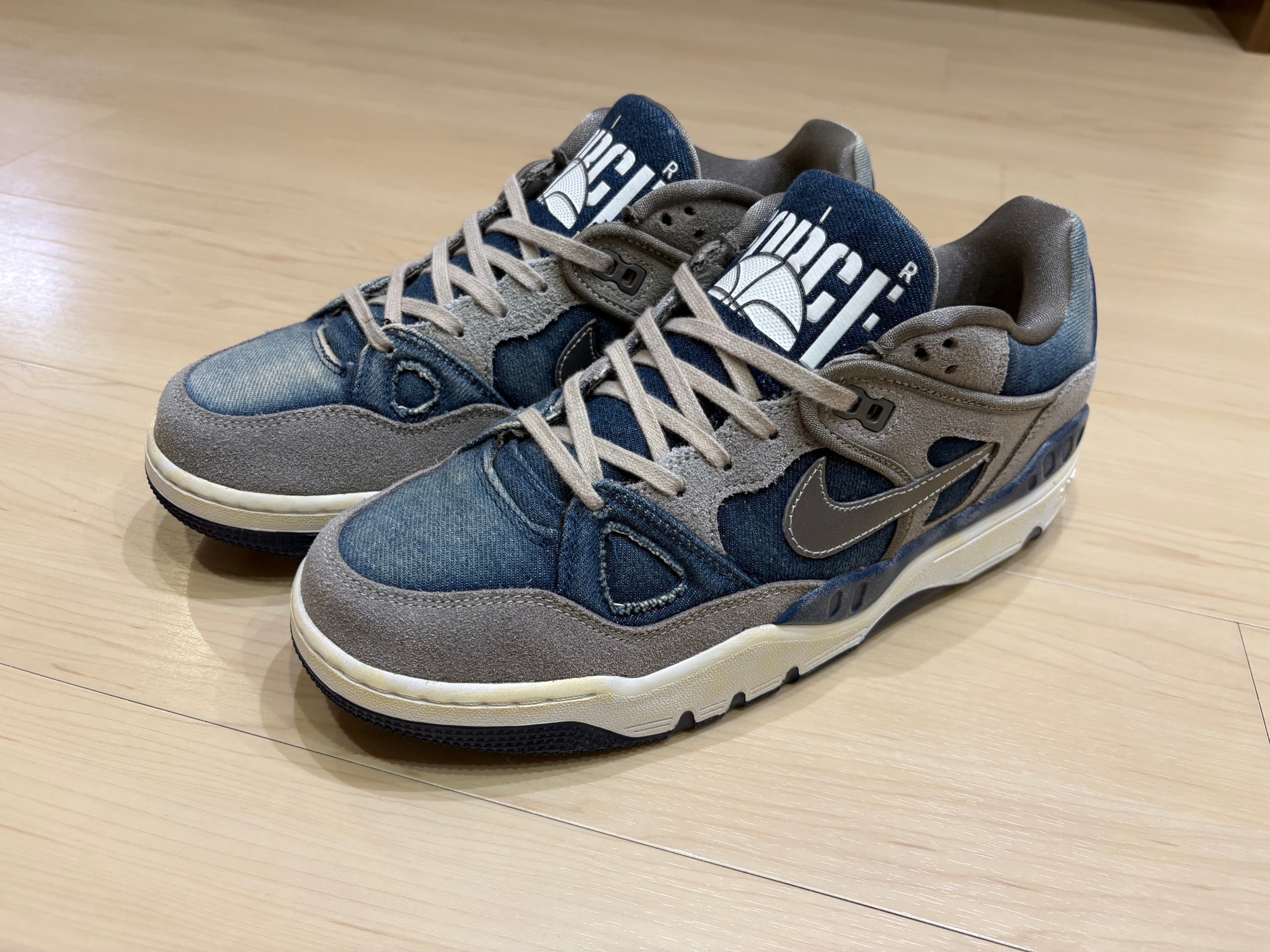 NIGO® × Levi's × Nike Air Force 3 Low SP "Olive Grey" (NIGO Heel Logo) (Levi's Tab)