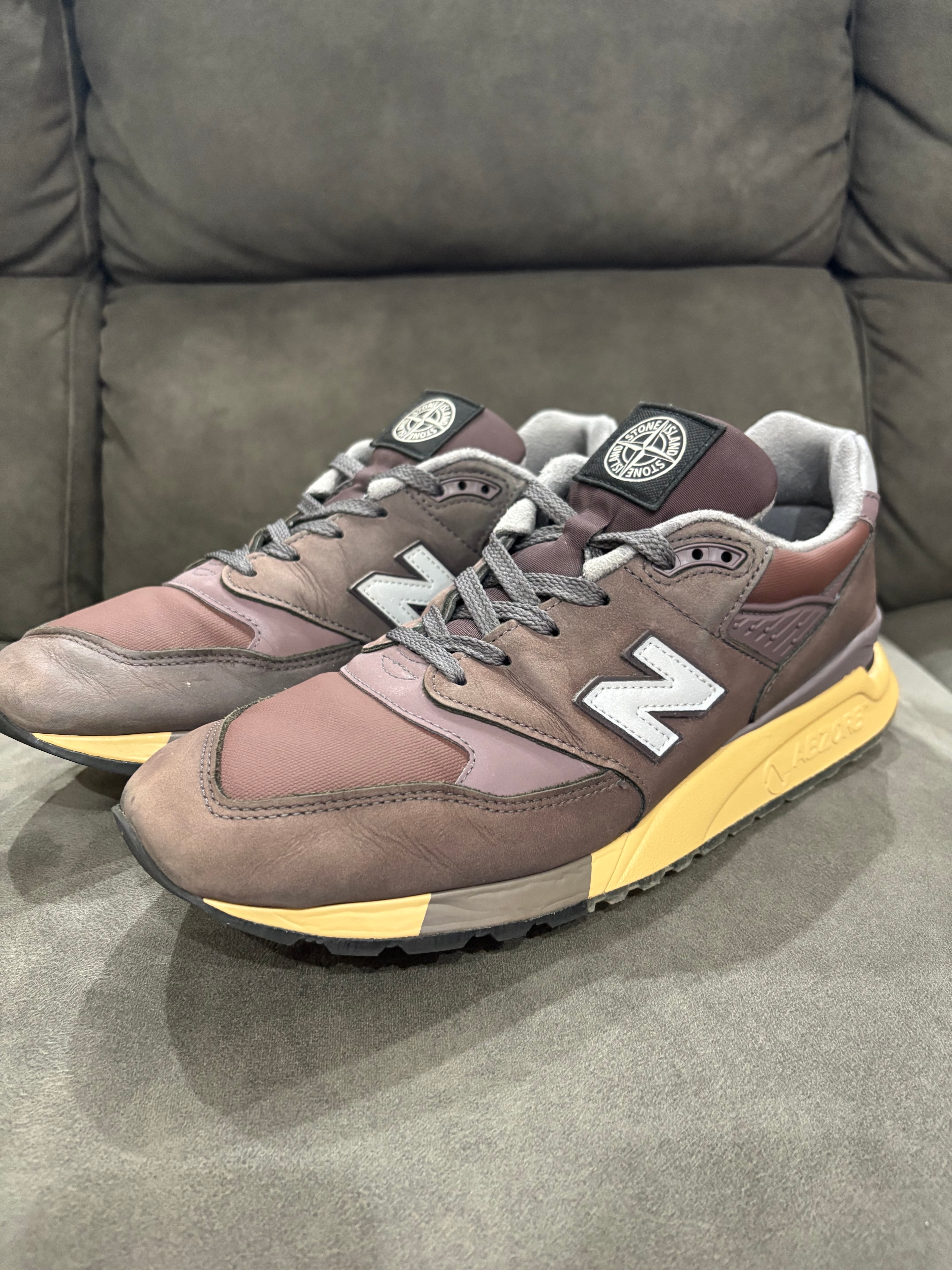 Stone Island × New Balance 998 "Raso Gommato"